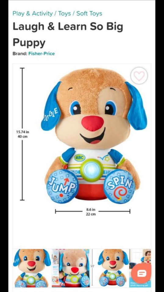 Fisher Price Laugh & Learn So Big Puppy
