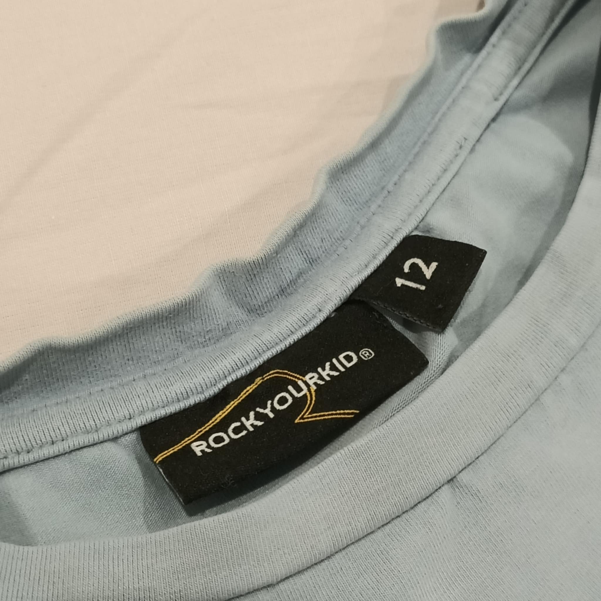 ROCK YOUR KID top size 12y boys long sleeve light blue