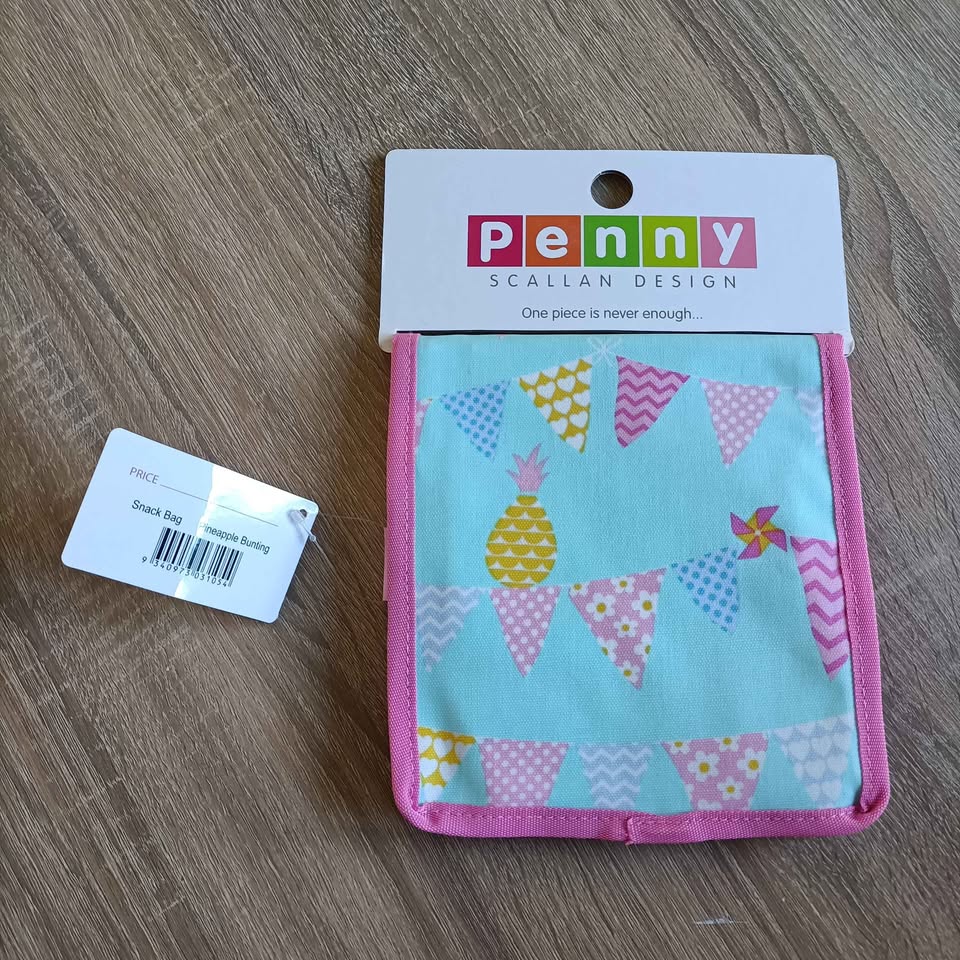 *NEW PENNY SCALLAN DESIGN Snack Bag Pineapple bunting BNWT