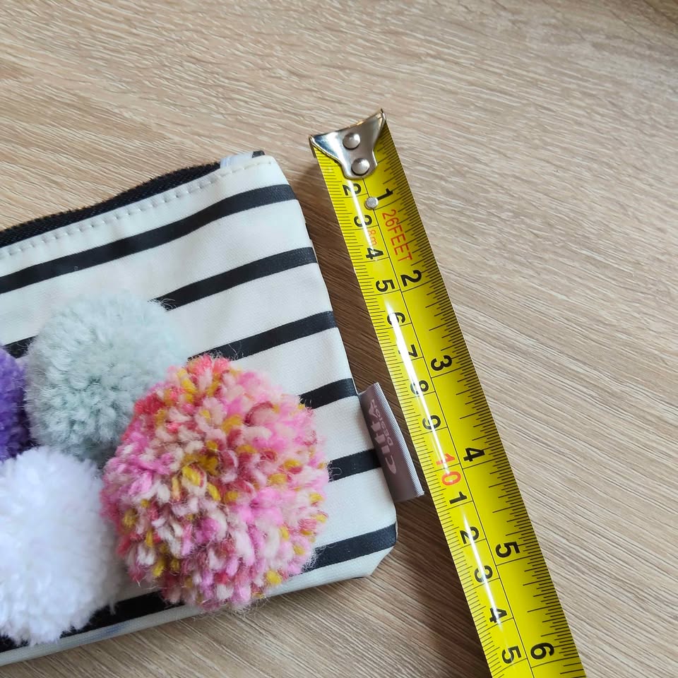 CITTA pouch/wallet pompom(12x17cm)