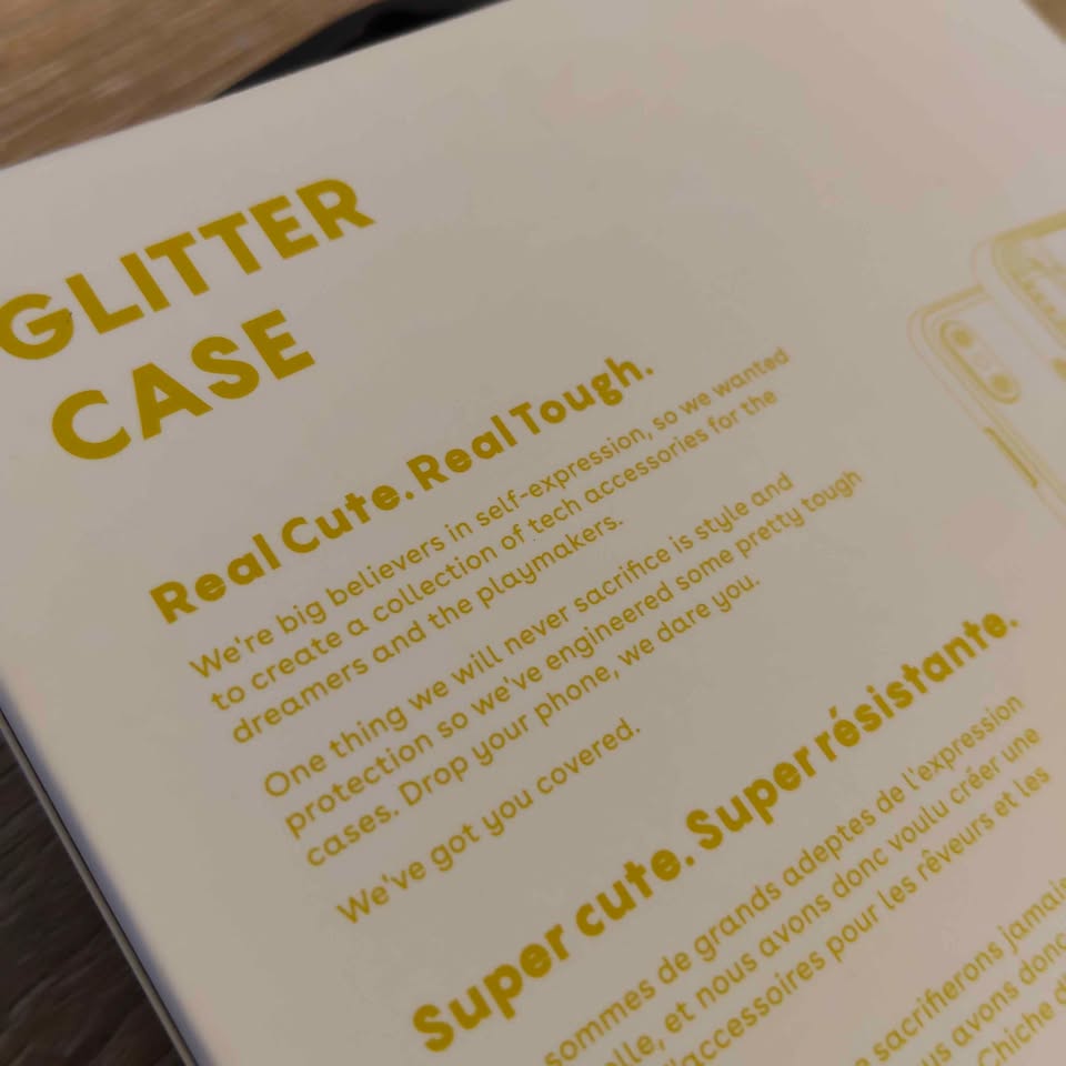 Karen Walker Casetify for iPhone XS Max Glitter Case