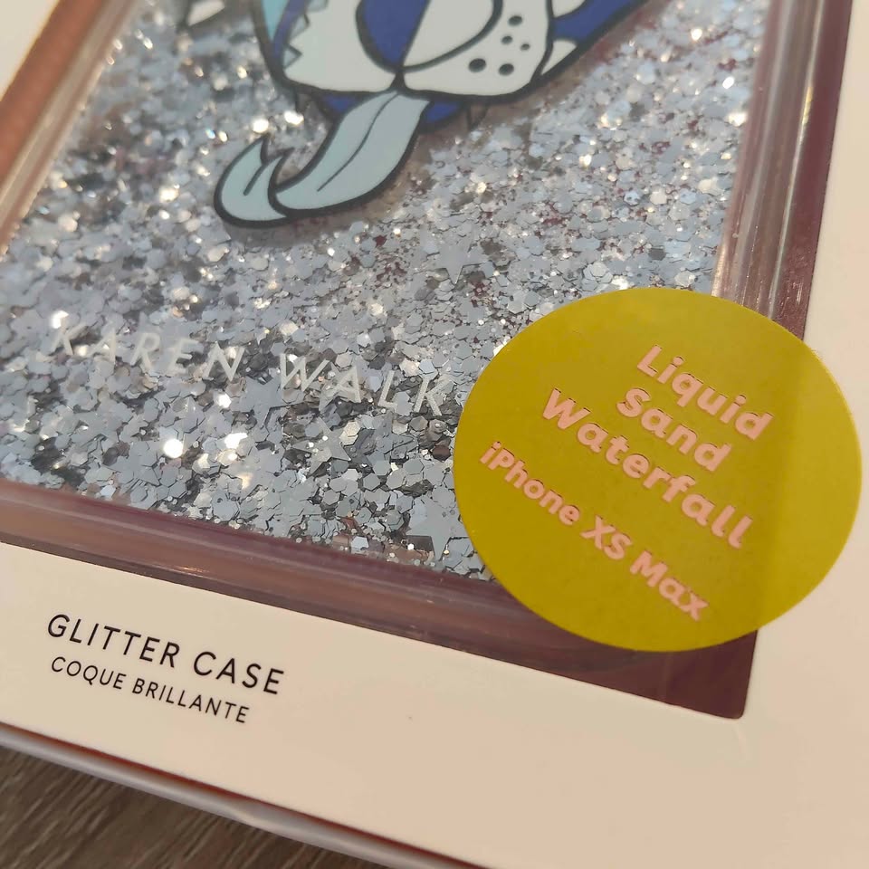 Karen Walker Casetify for iPhone XS Max Glitter Case