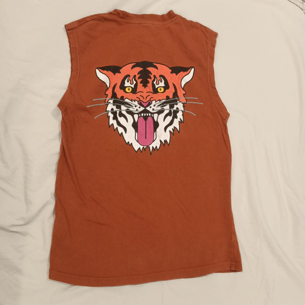 BAND OF BOYS top size 10 boys sleeveless orange