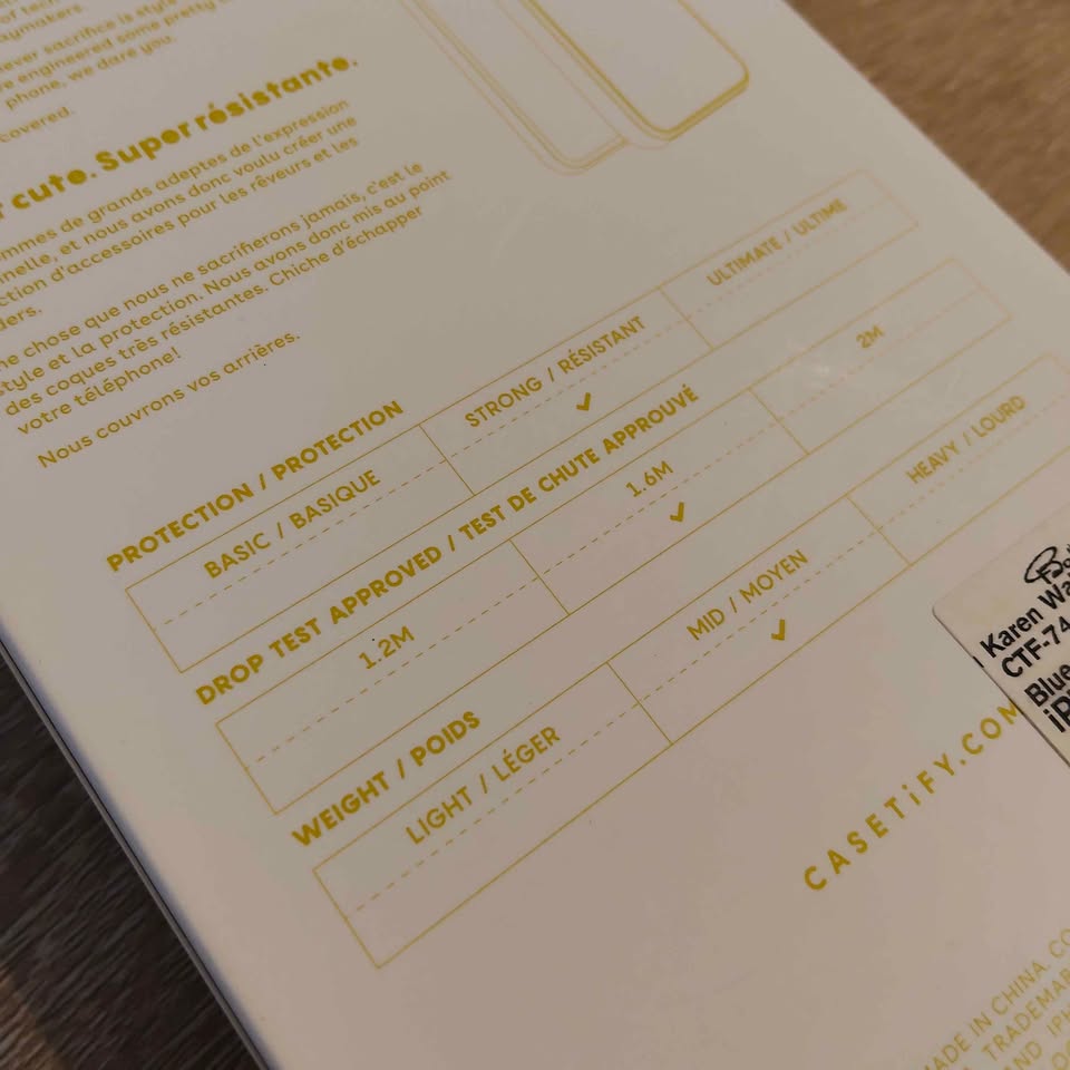 Karen Walker Casetify for iPhone XS Max Glitter Case