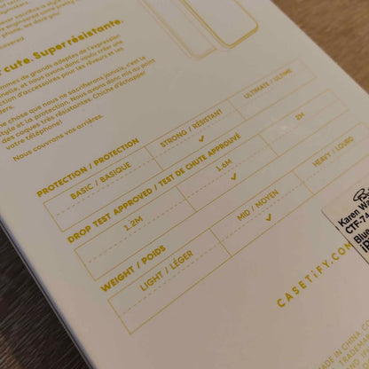 Karen Walker Casetify for iPhone XS Max Glitter Case