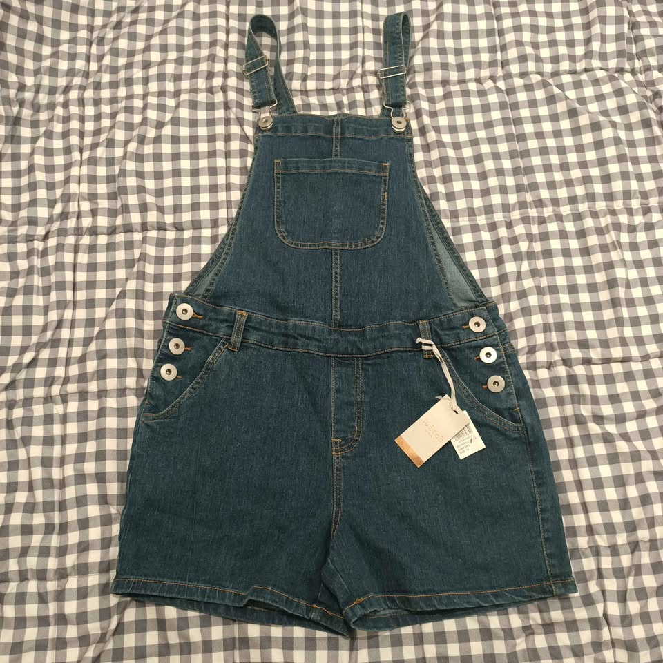 *NEW STITCH denim overalls size 14 girls BNWT
