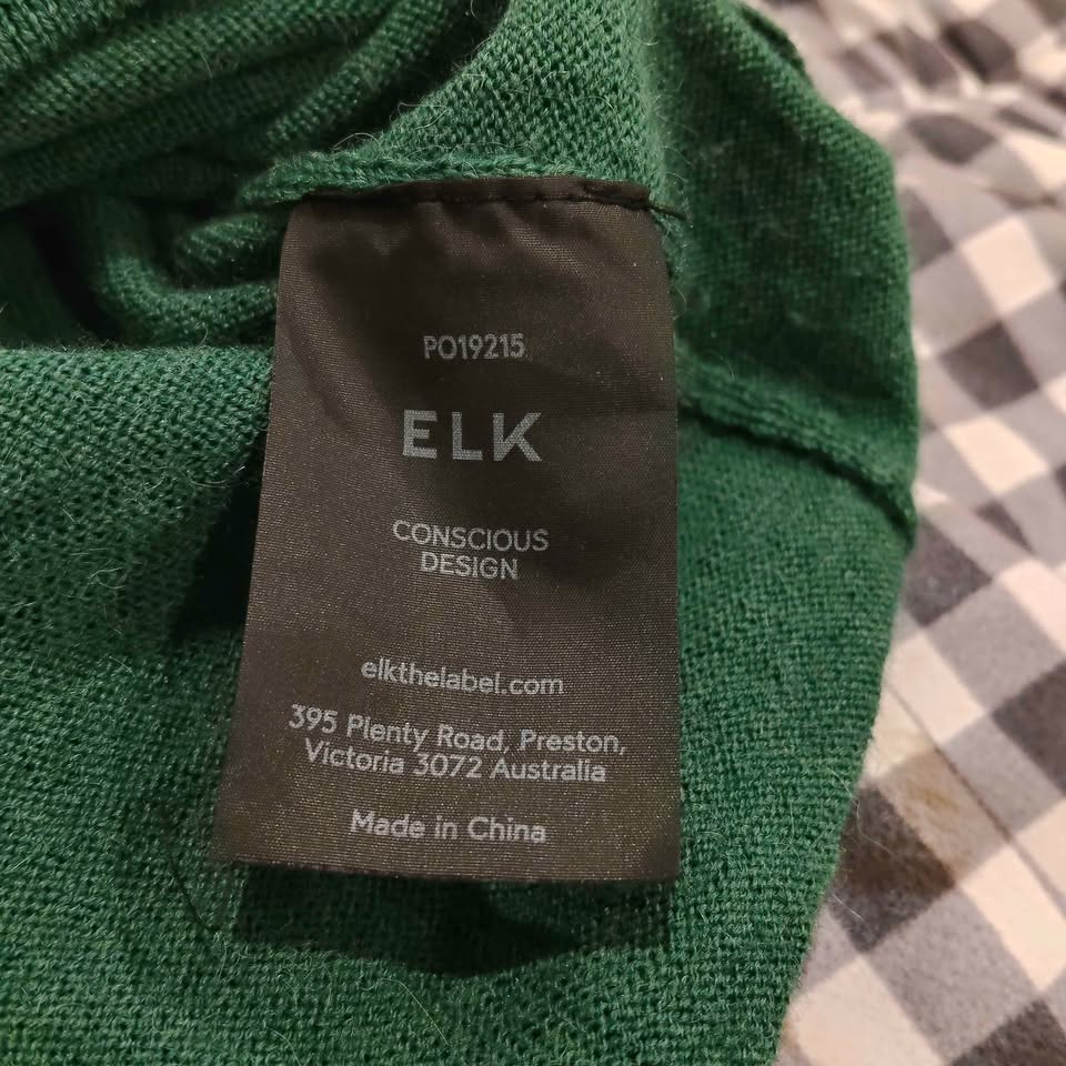 ELK Wool/Alpaca blend jumper size 12 women