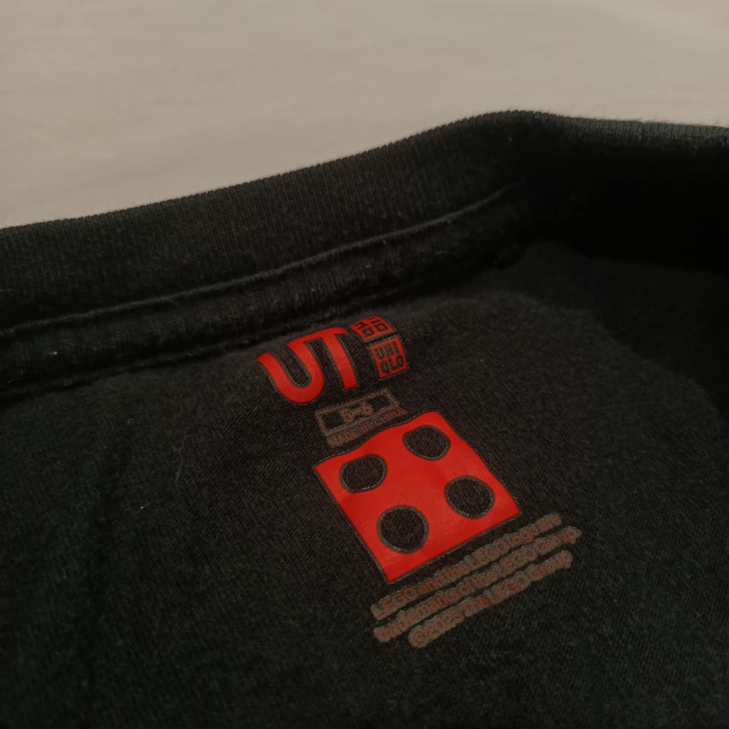 LEGO Uniqlo tee size 5-6y boys black short sleeve