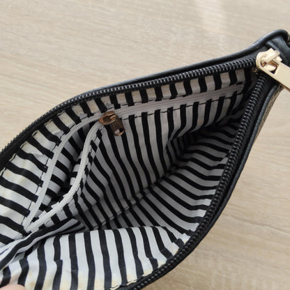 MOANA RD zipper pouch black