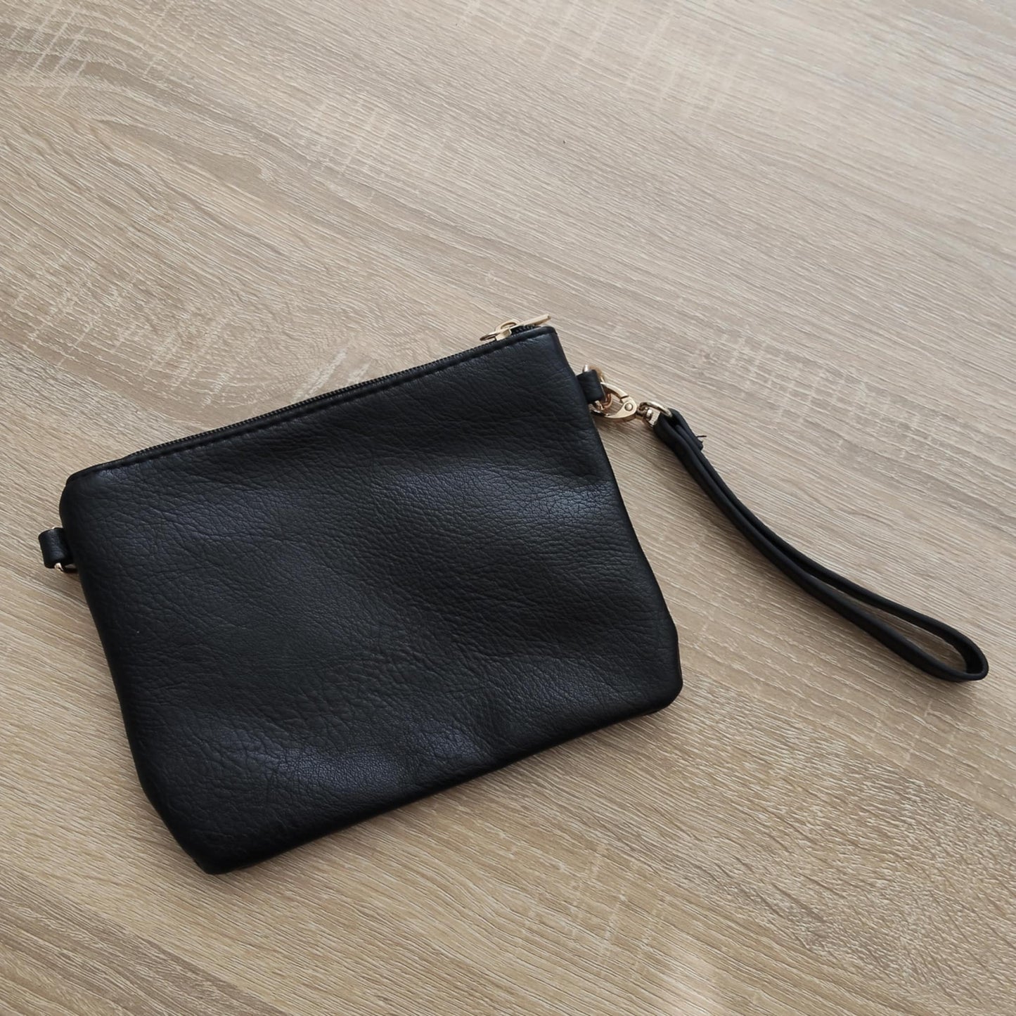 MOANA RD zipper pouch black