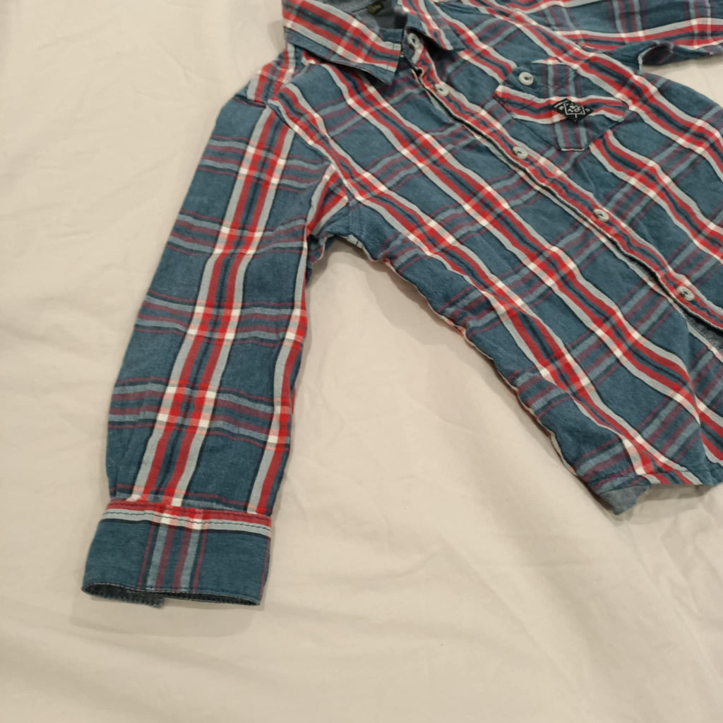 TIMBERLAND shirt size 3 boys checkered