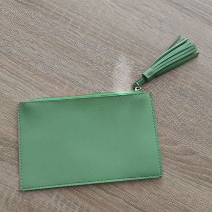 TENDER LOVE + CARRY zipper pouch green