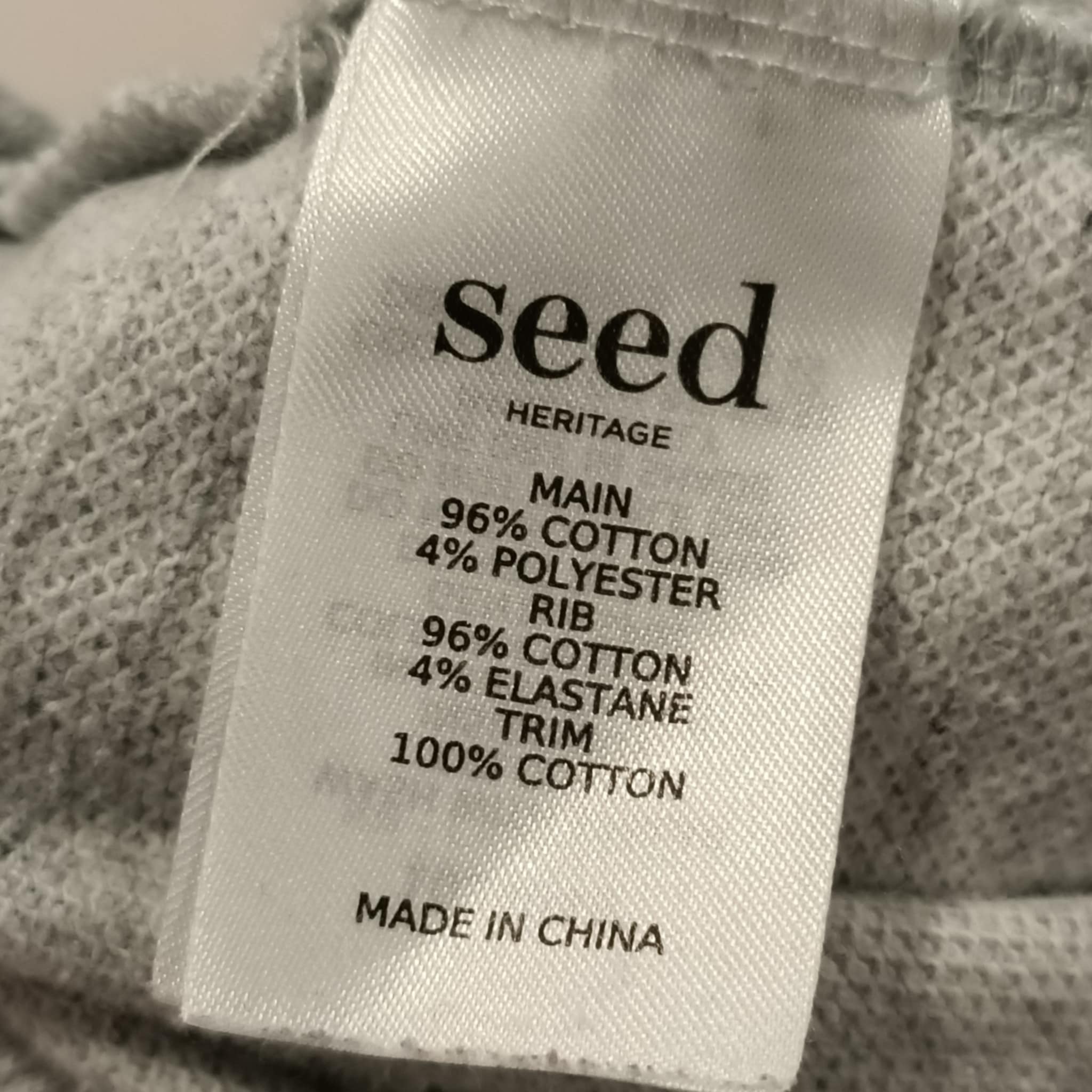 SEED track pants size 9 boys grey