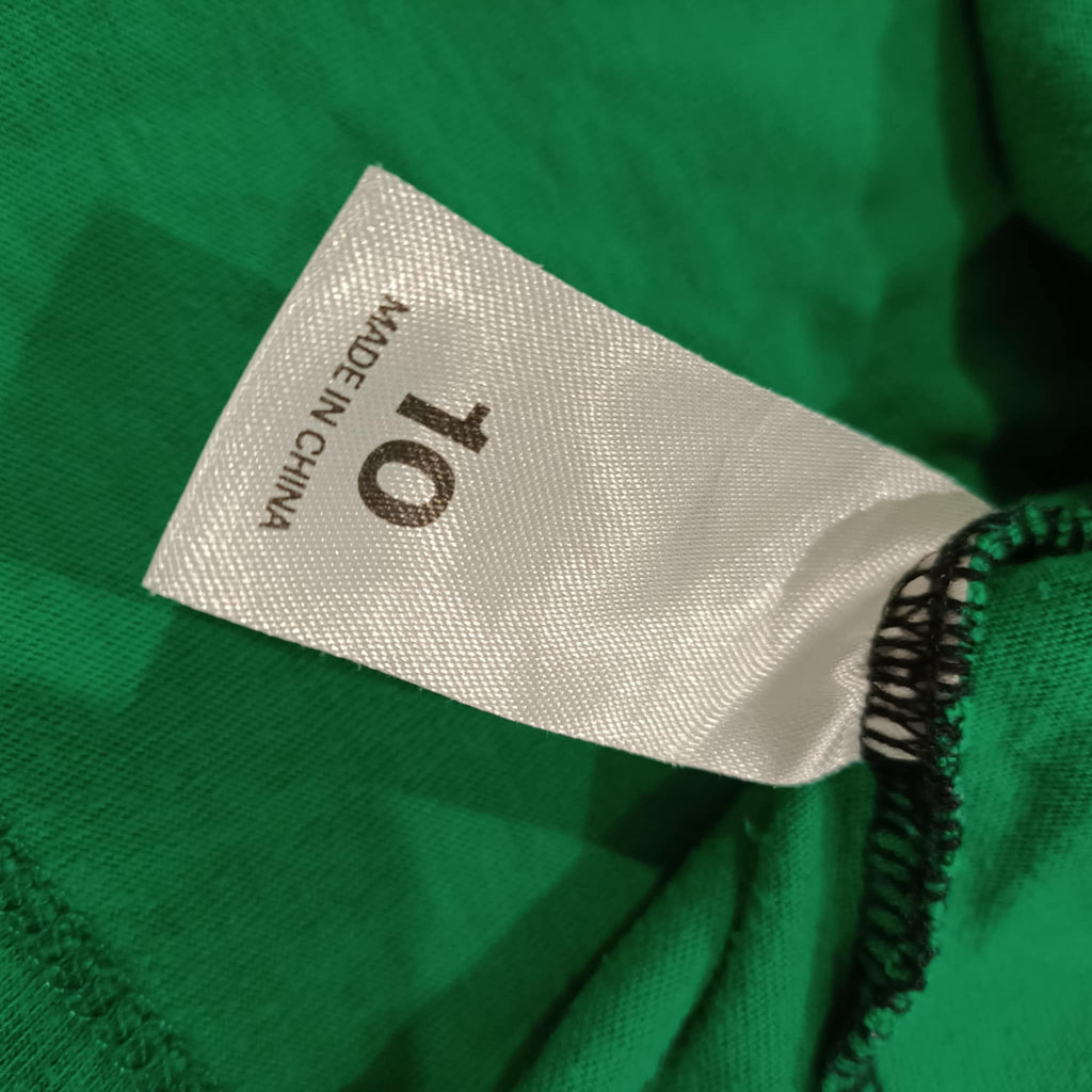MINECRAFT tee size 10 boys black/green short sleeve