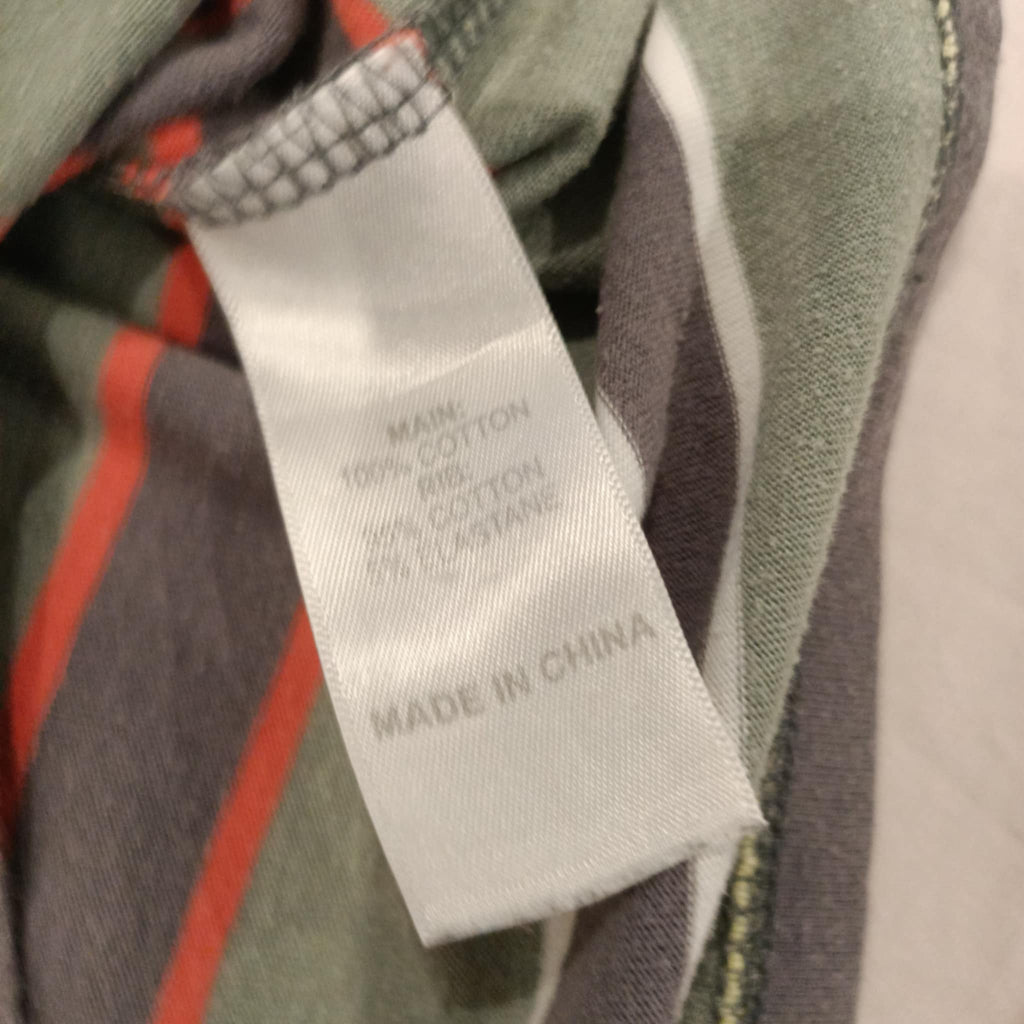NO ISSUE tee size 8 short sleeve stripes