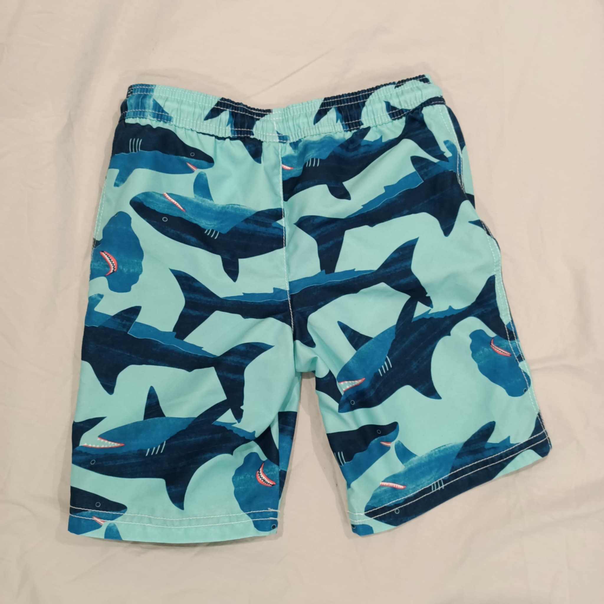CARTER'S swim shorts size 7 boys Sharks