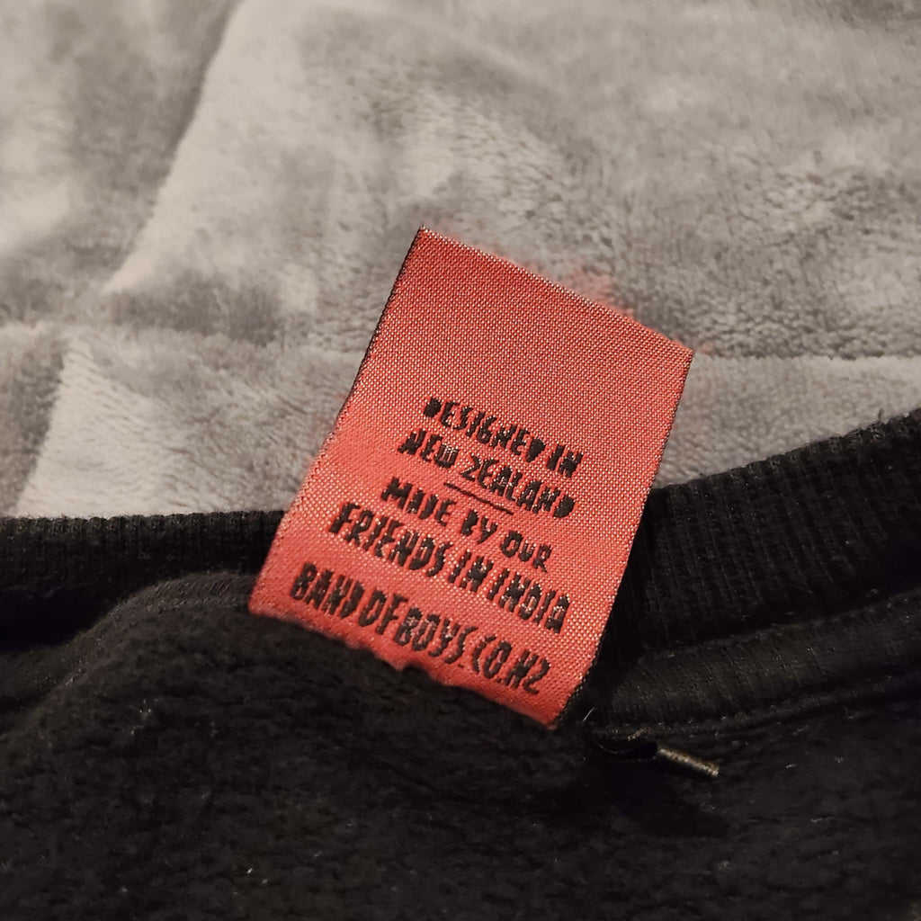 BAND OF BOYS jumper size 8 GOOD THING black