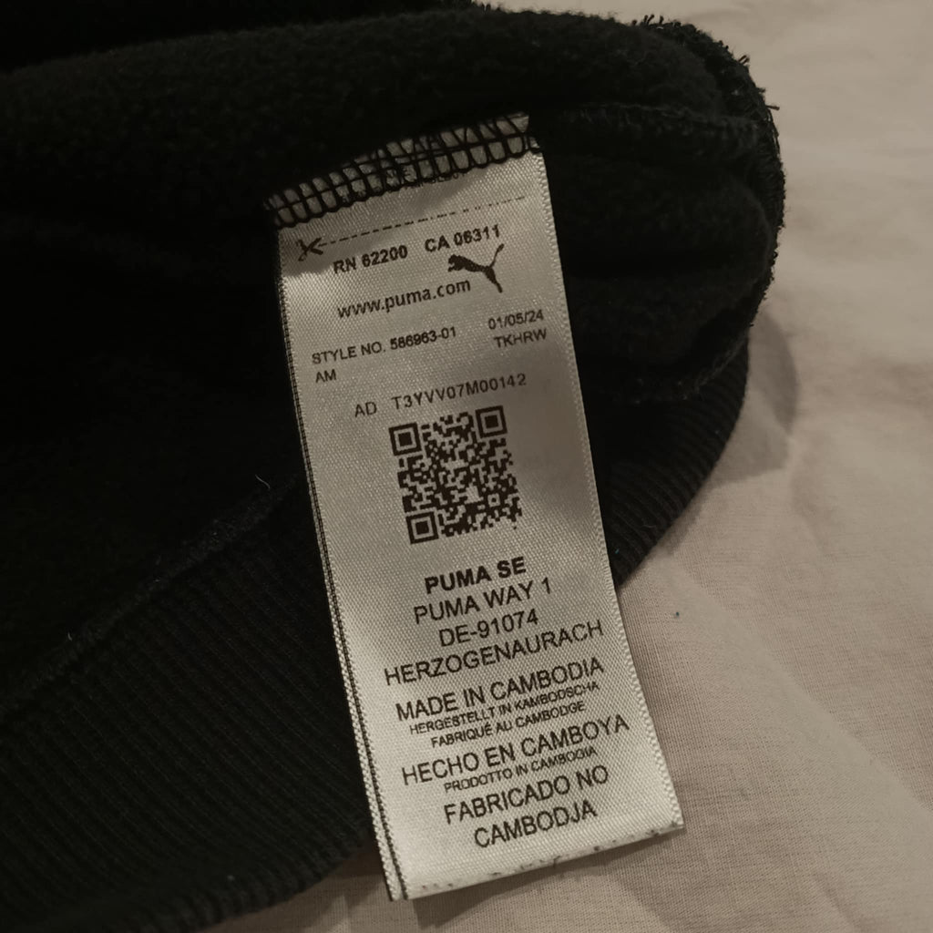 PUMA jumper size 4-5 boys black