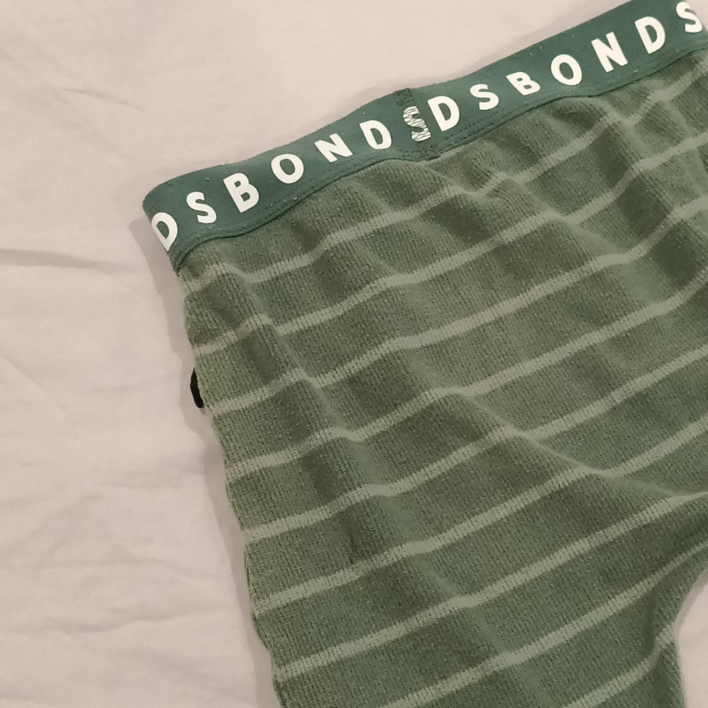 BONDS legging size 3 boys green stripes