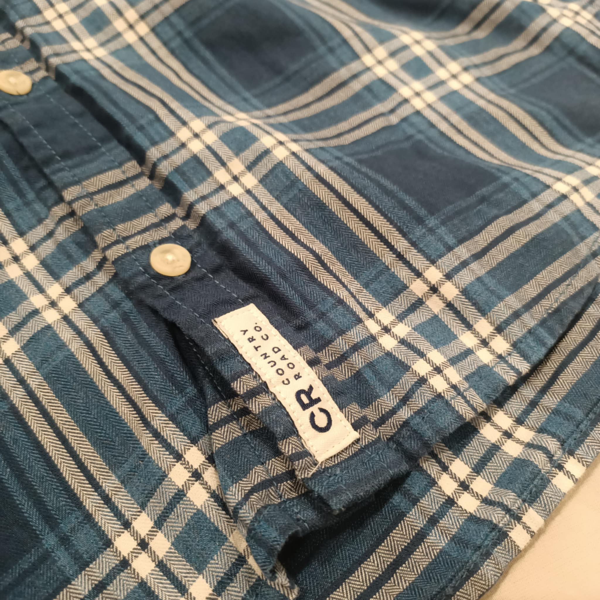 COUNTRY ROAD shirt size 7 boys checkered long sleeve