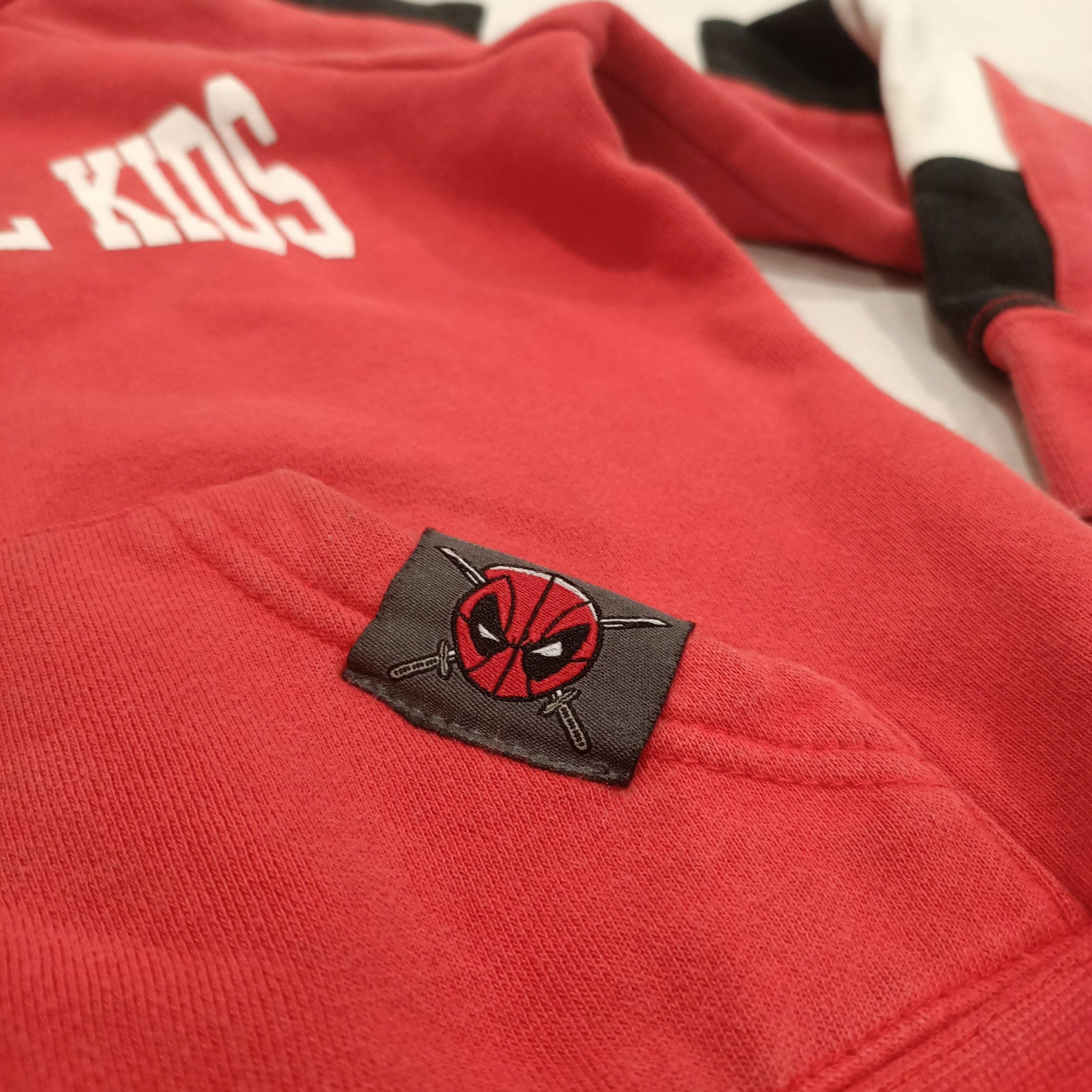 M.O.K hoodie size 4 boys Most Official Kids red