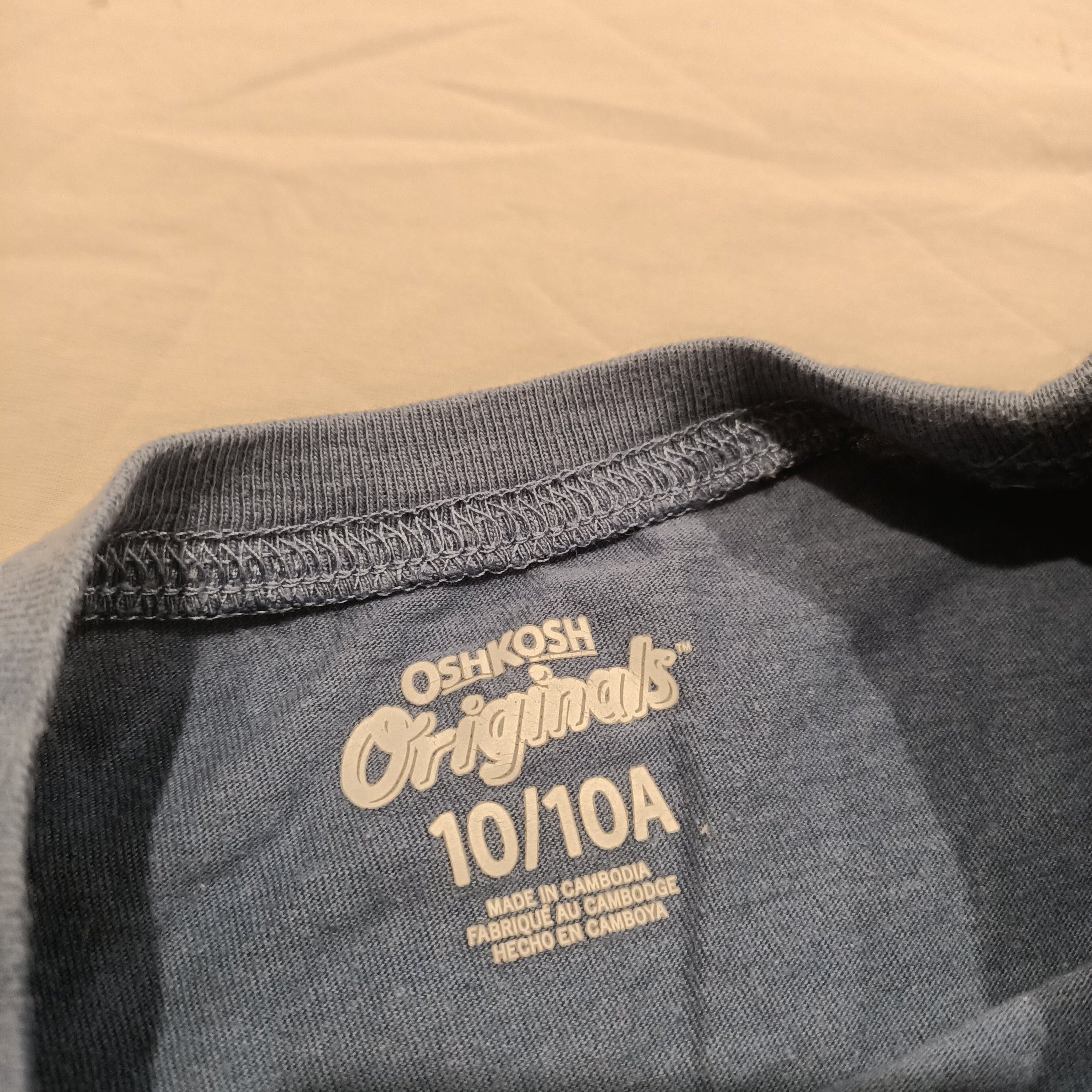 OSHKOSH top size 10y boys long sleeve MONSTER CLASH