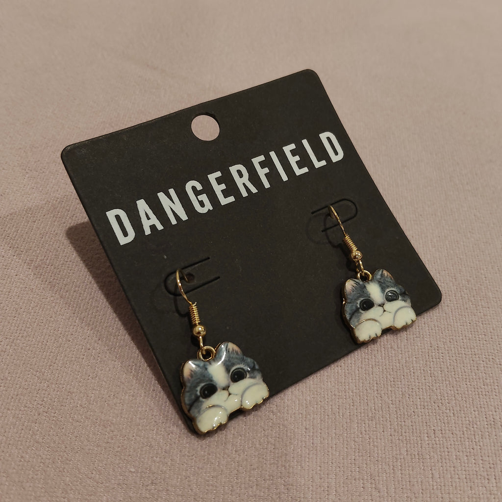 *NEW DANGERFIELD Kitten earrings