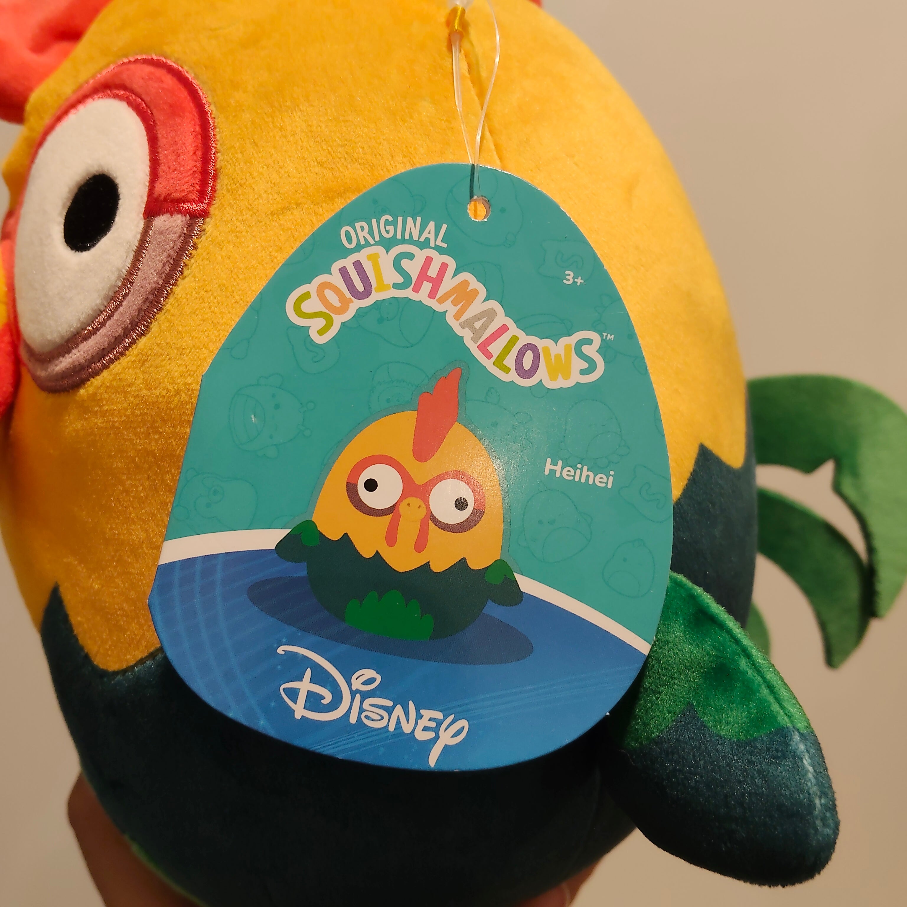 *NEW SQUISHMALLOWS Disney Heihei plush BNWT