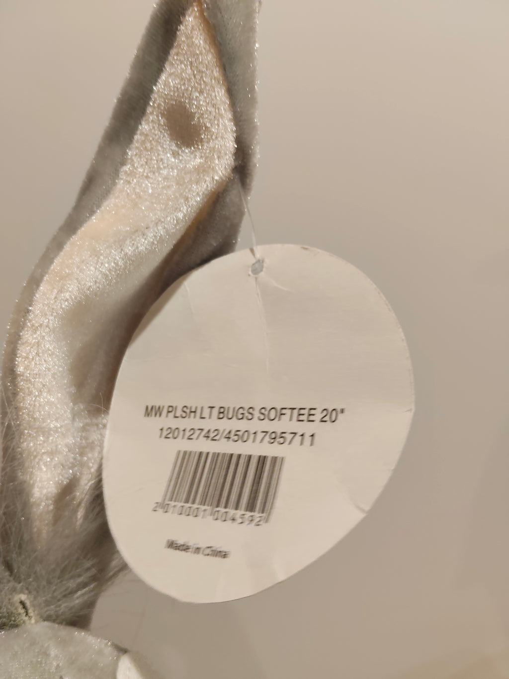 *NEW WB BUGS BUNNY plush 50cm BNWT