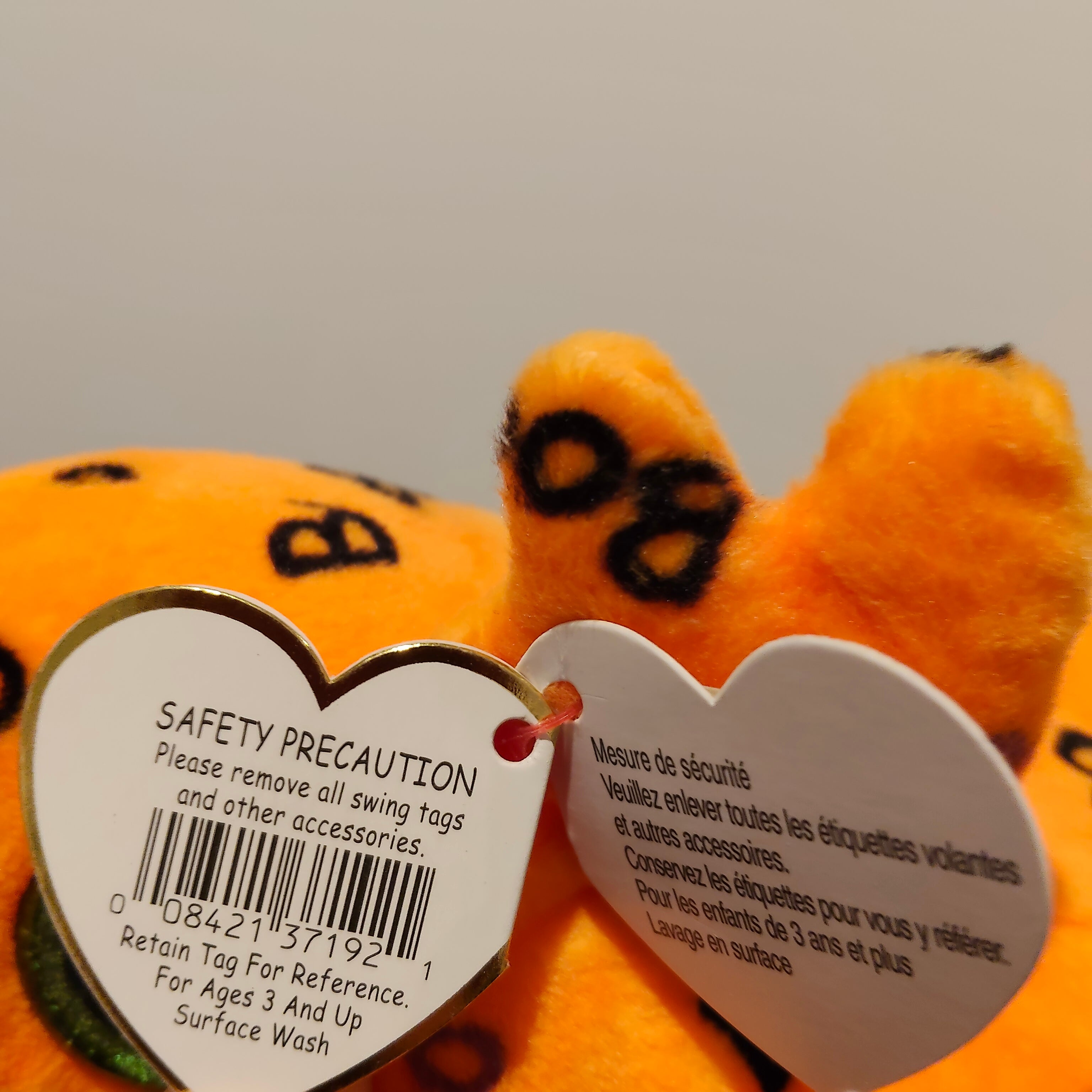 *NEW TY BEANIE BOOS Ghoulie ghosh plush toy BNWT