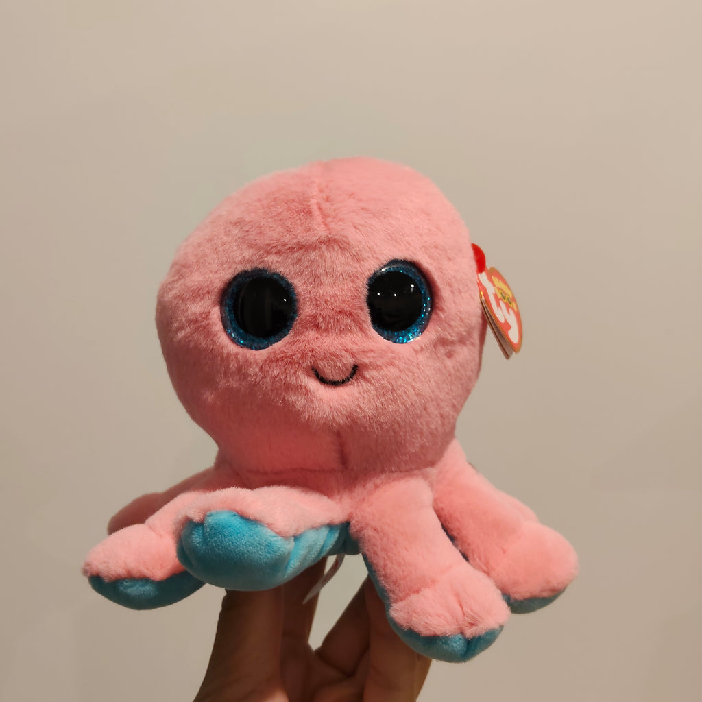 *NEW TY BEANIE BOOS Octopus Pink BNWT