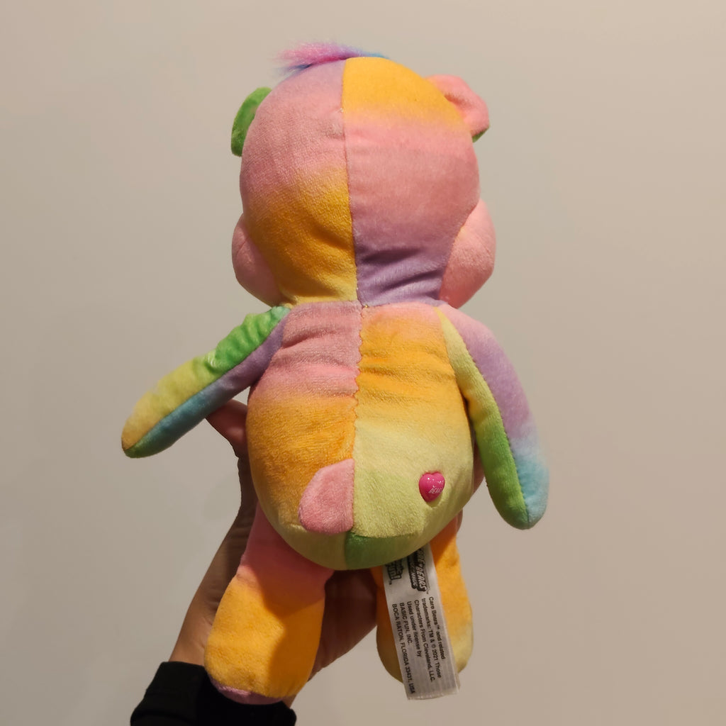 CARE BEAR rainbow heart soft toy