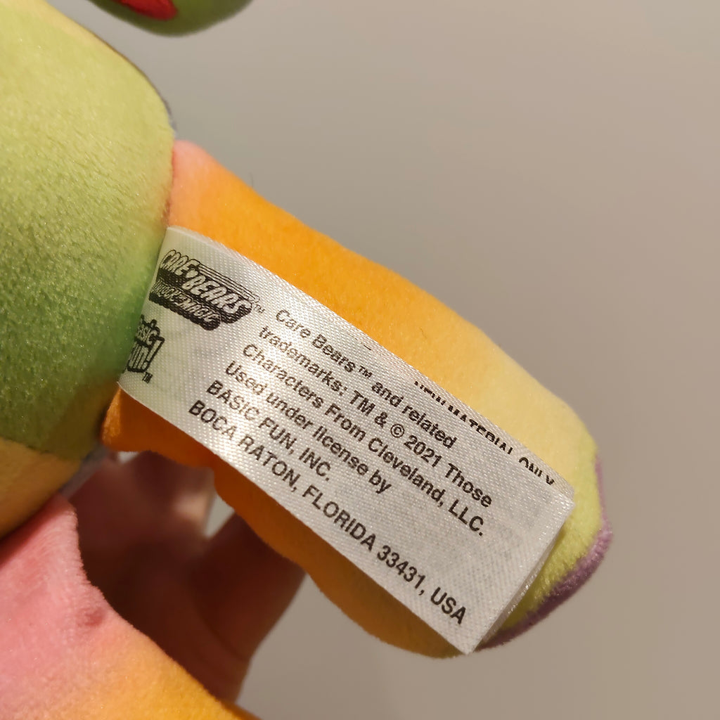 CARE BEAR rainbow heart soft toy