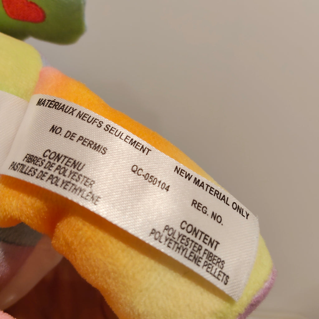 CARE BEAR rainbow heart soft toy