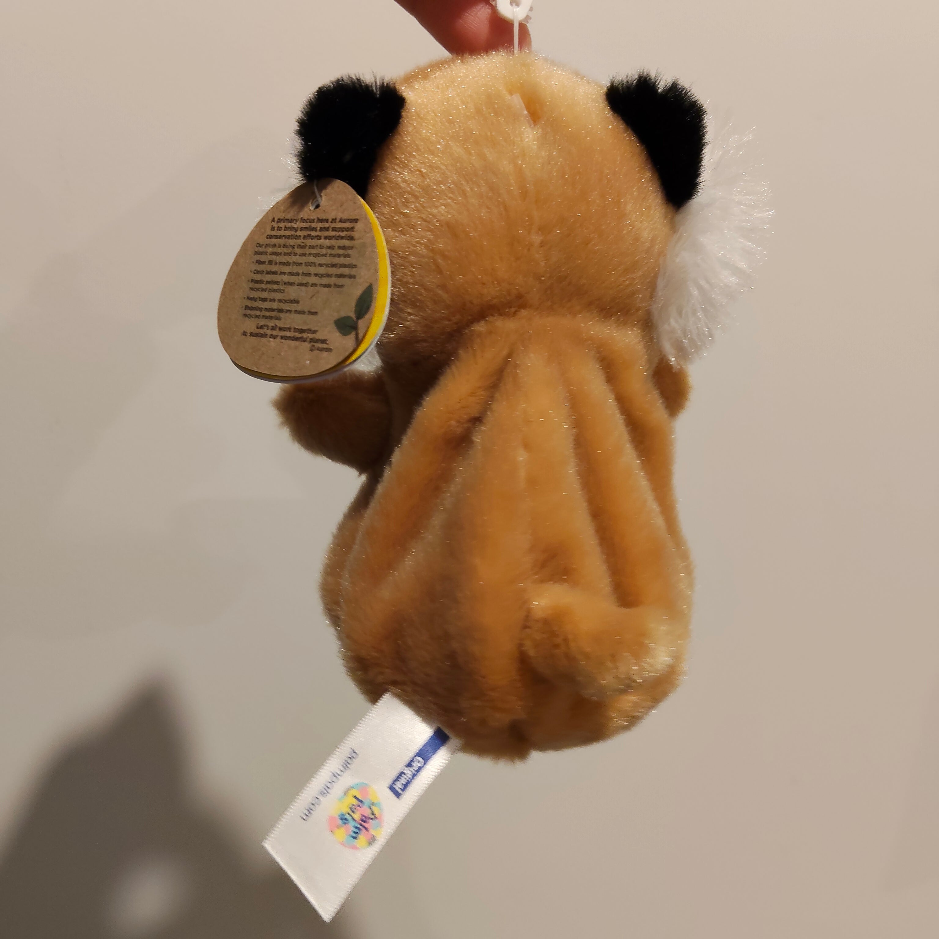 *NEW PALM PALS Tiger soft toy small