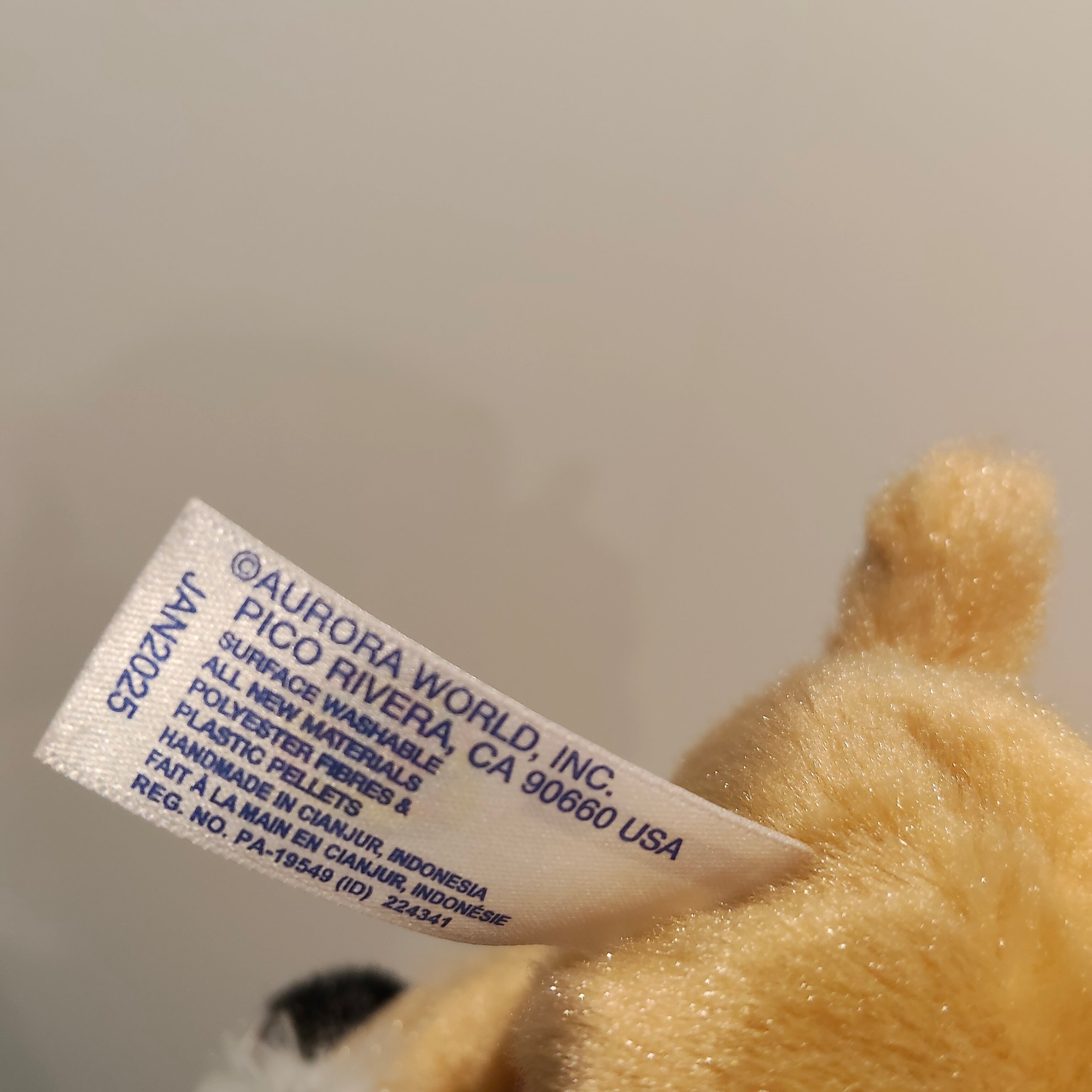 *NEW PALM PALS Tiger soft toy small