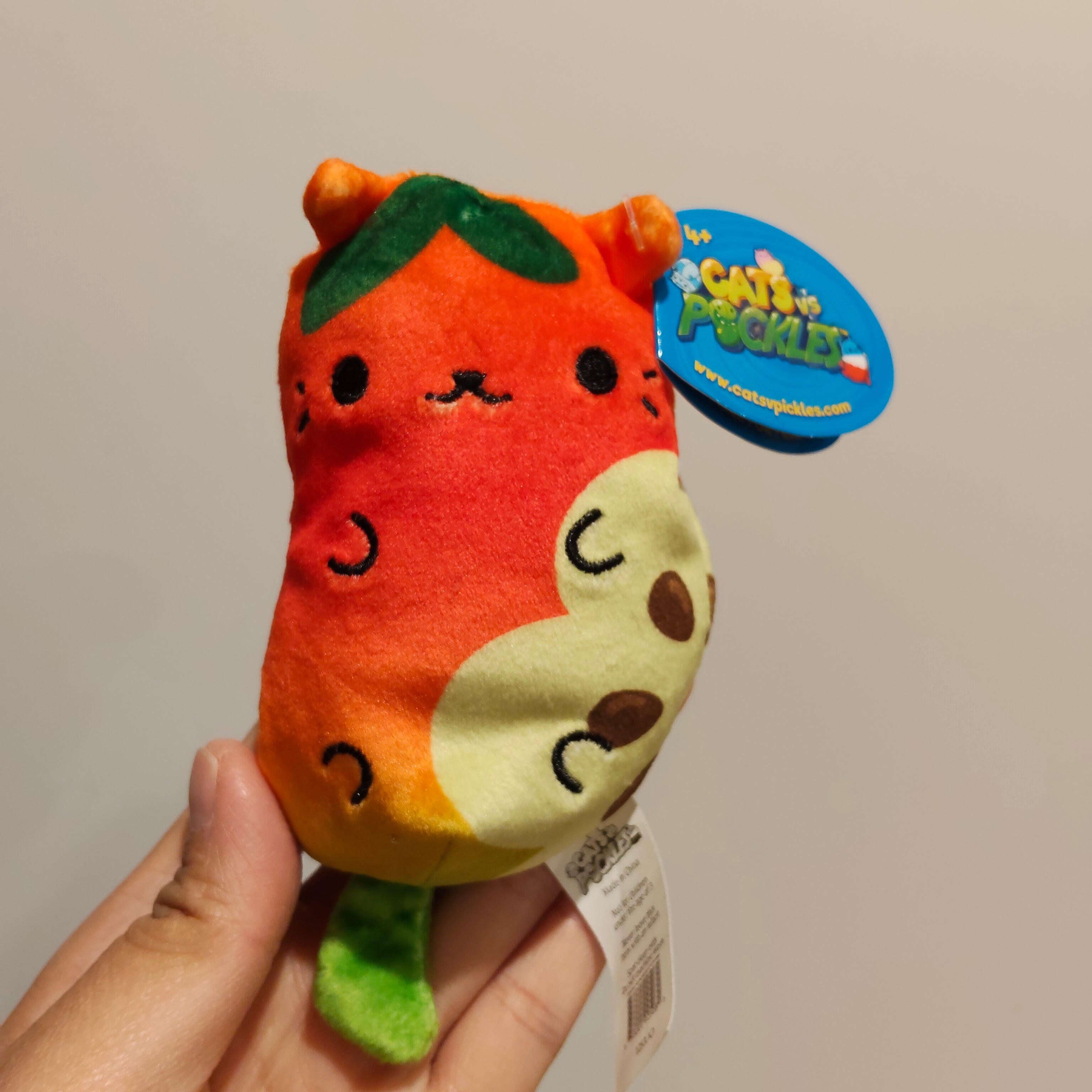 *NEW Cat vs Pickle soft toy small
