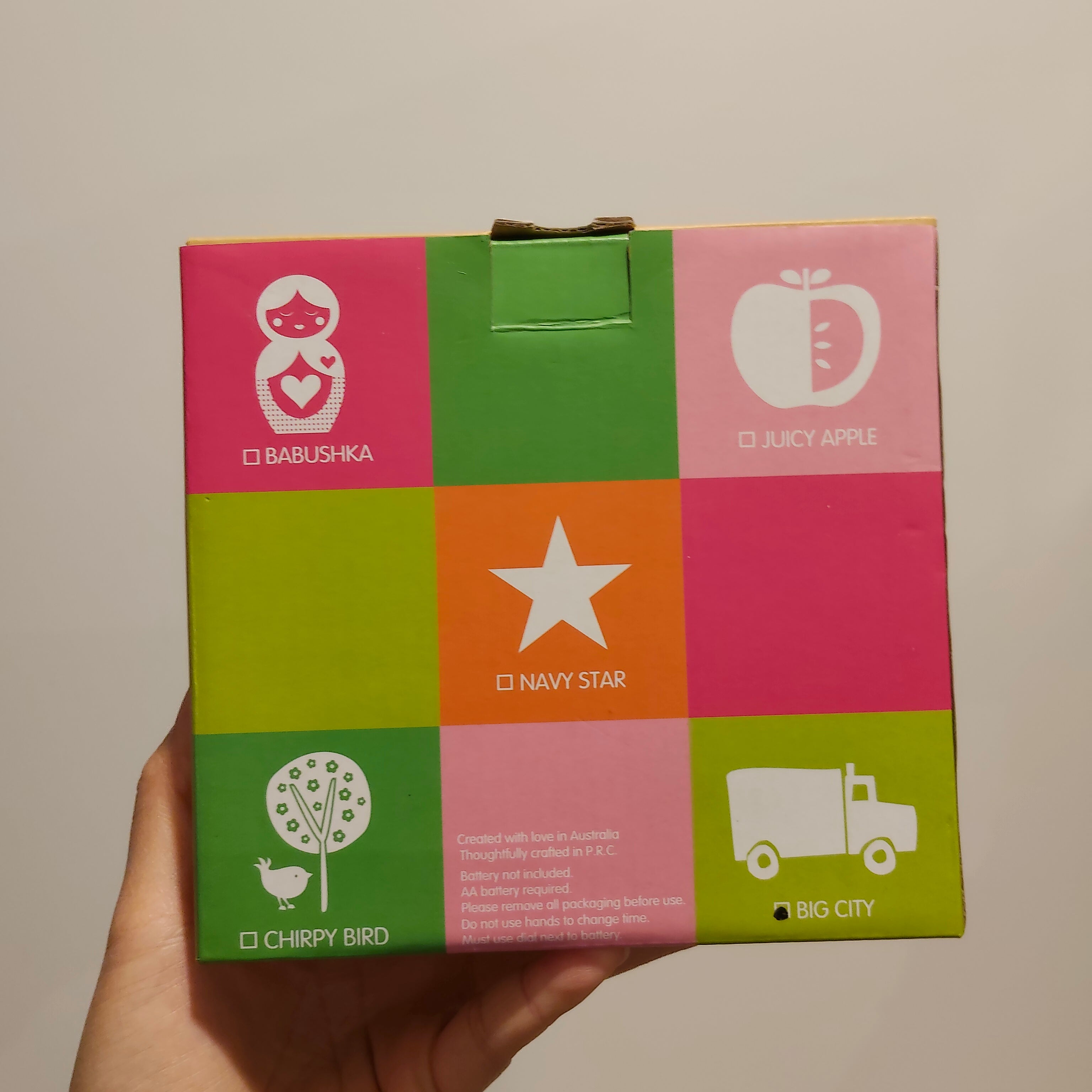 PENNY SCALLAN Bedside Clock Big City