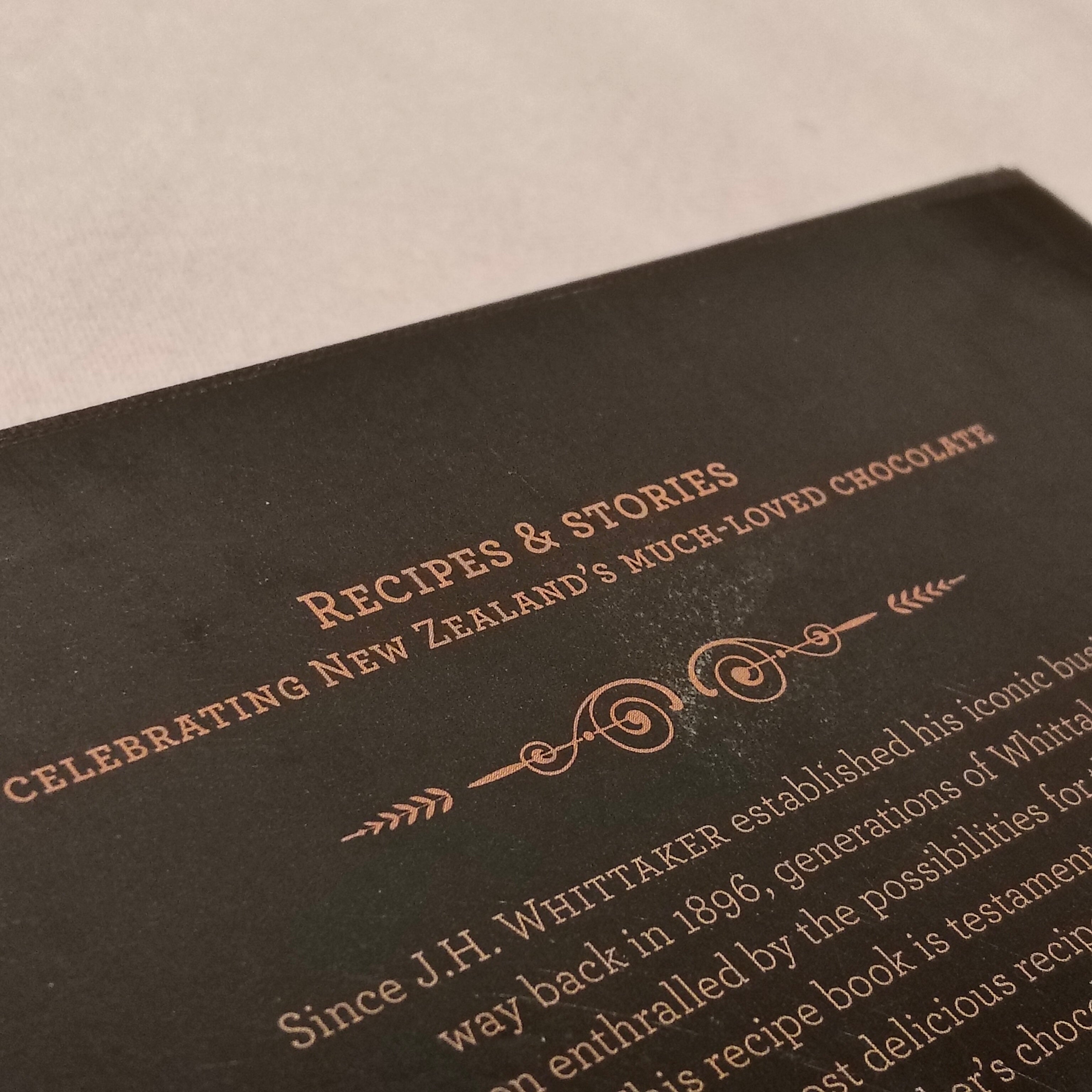 WHITTAKERS Recipe Book