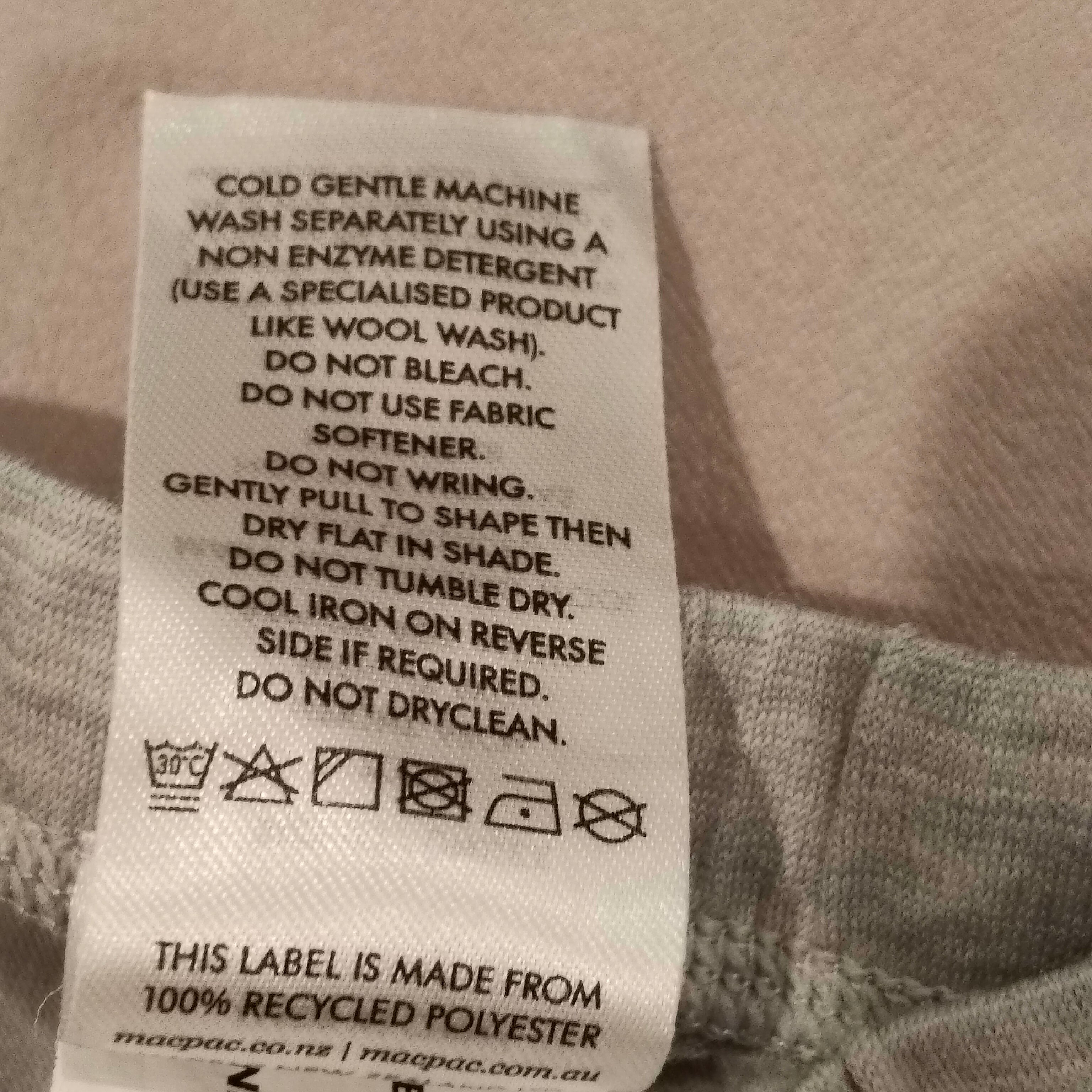 MACPAC Merino pants size 6m baby unisex grey