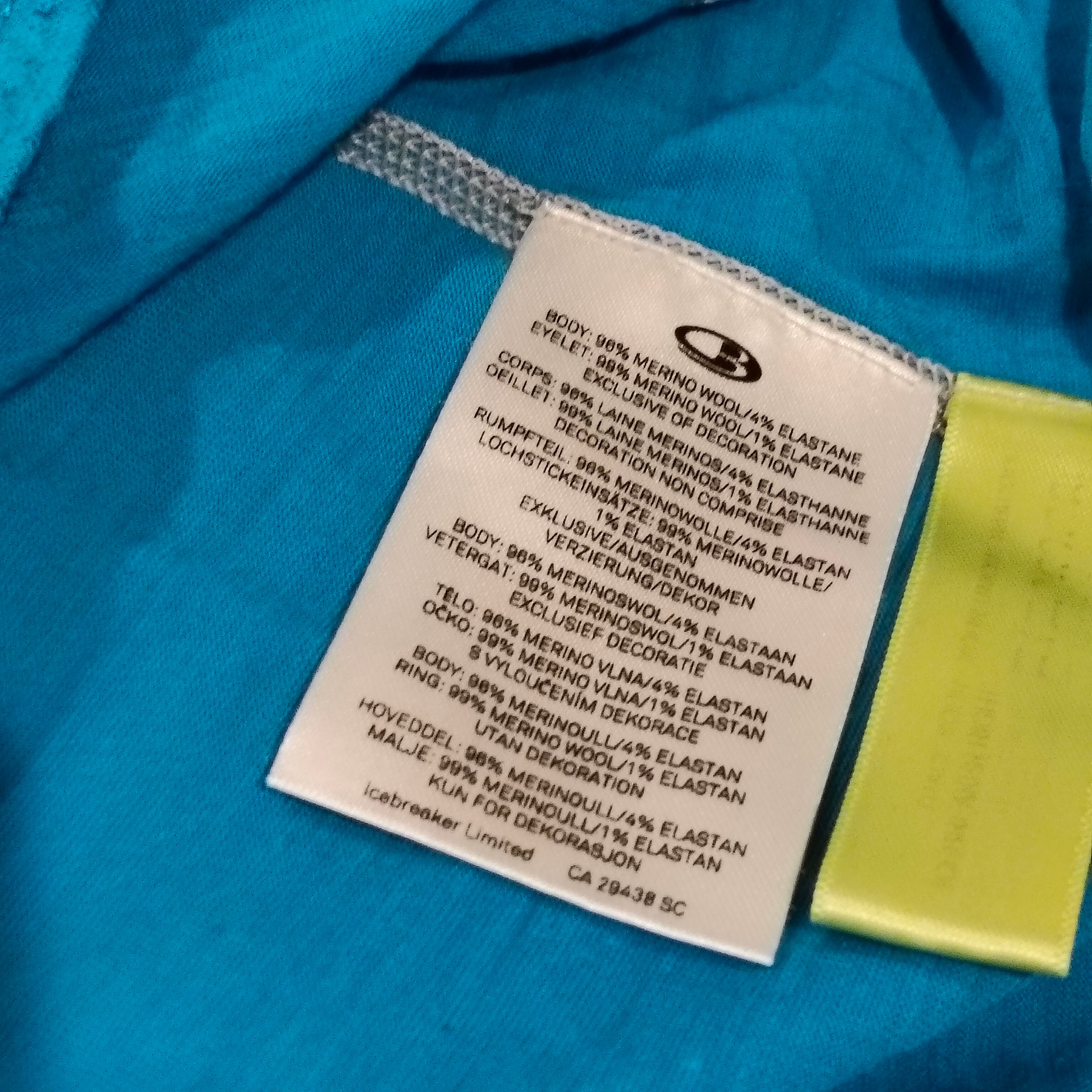 ICEBREAKER Merino top size XS Women short sleeve