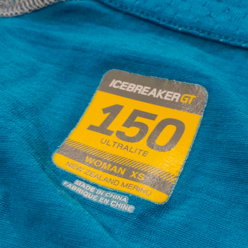 ICEBREAKER Merino top size XS Women short sleeve