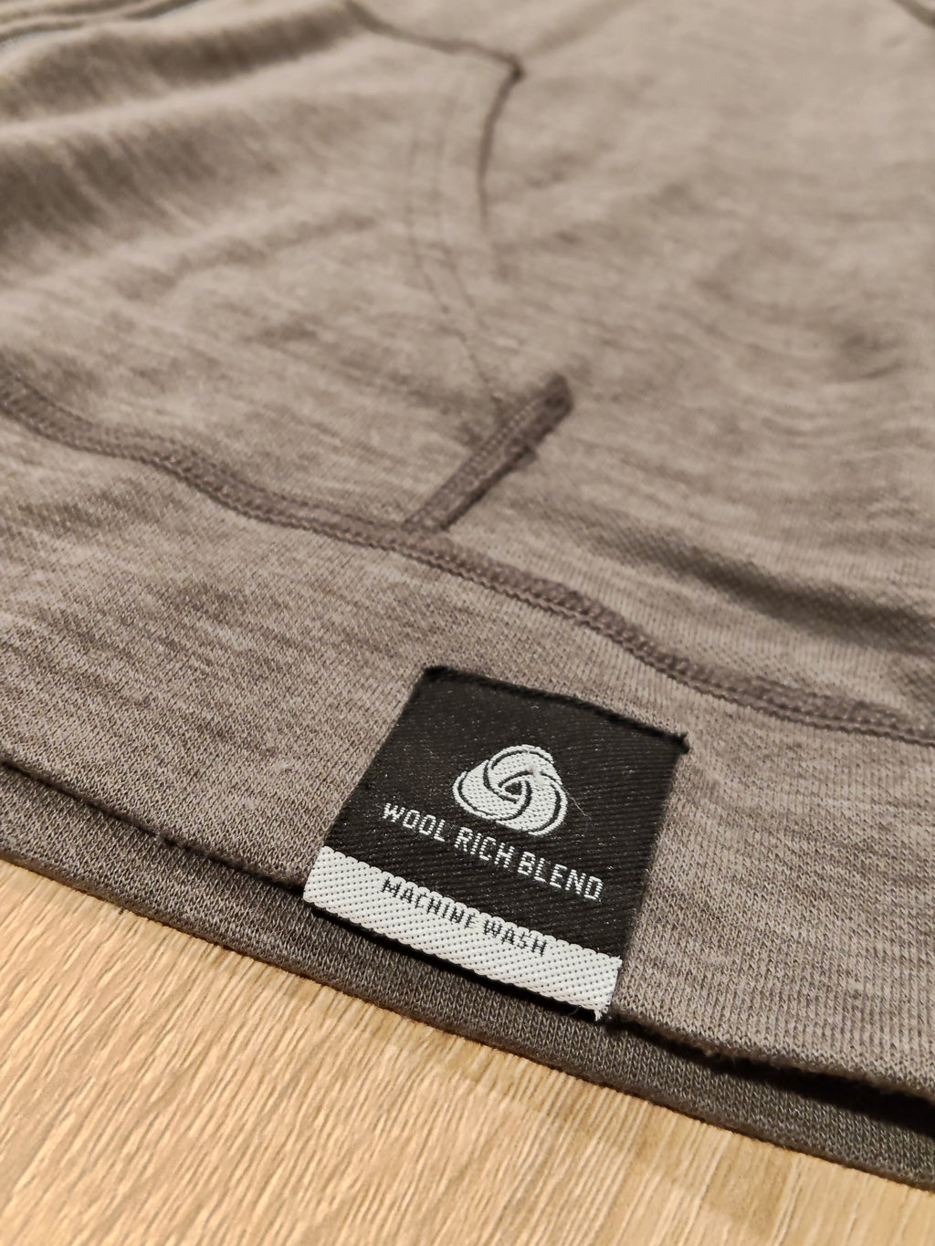 MOUNTAIN WAREHOUSE Merino Blend zip hoodie size 8 Women grey