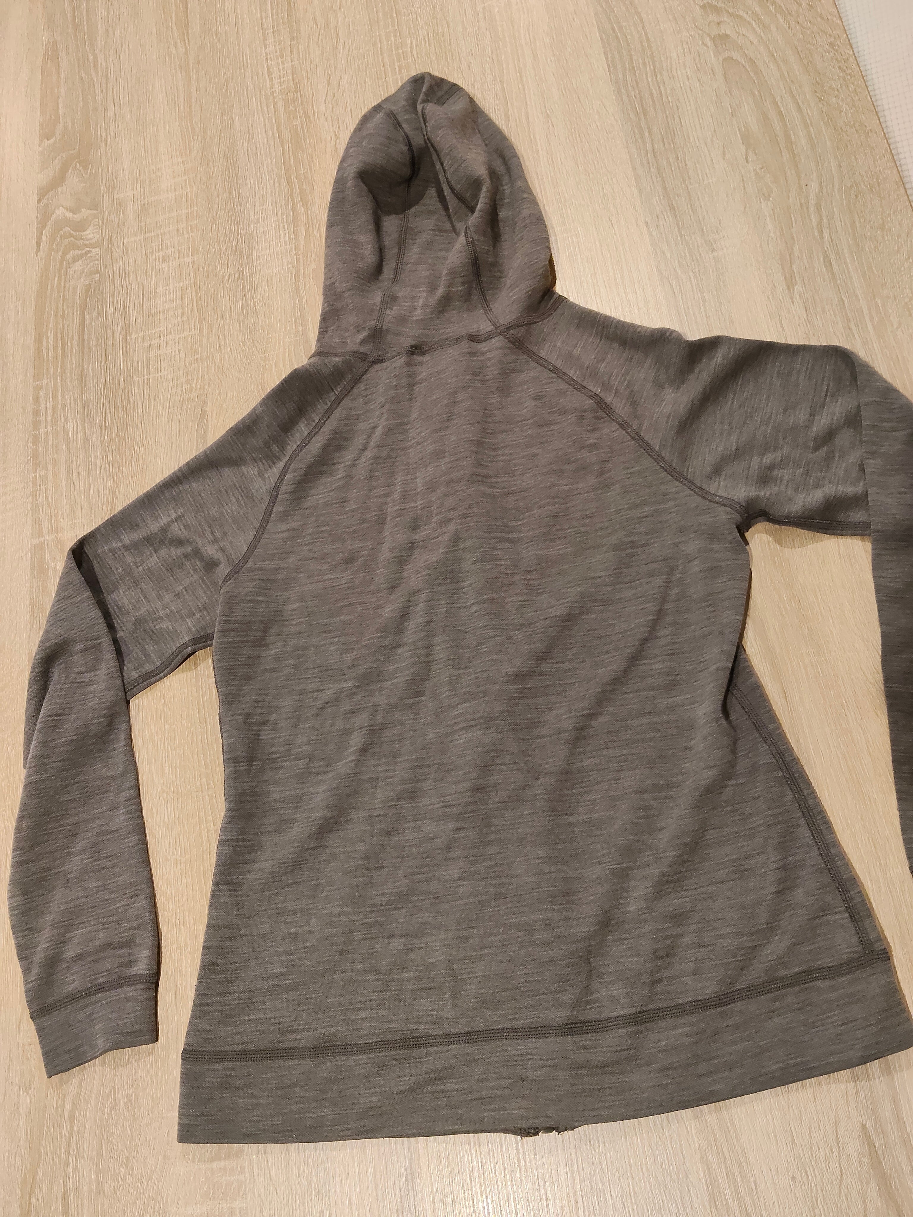 MOUNTAIN WAREHOUSE Merino Blend zip hoodie size 8 Women grey