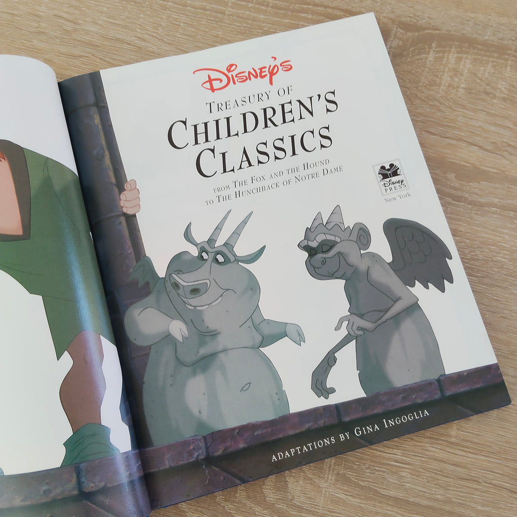 Vintage Disney's Treasury of Children's Classics Hardcover 1996 -Hardcover Book