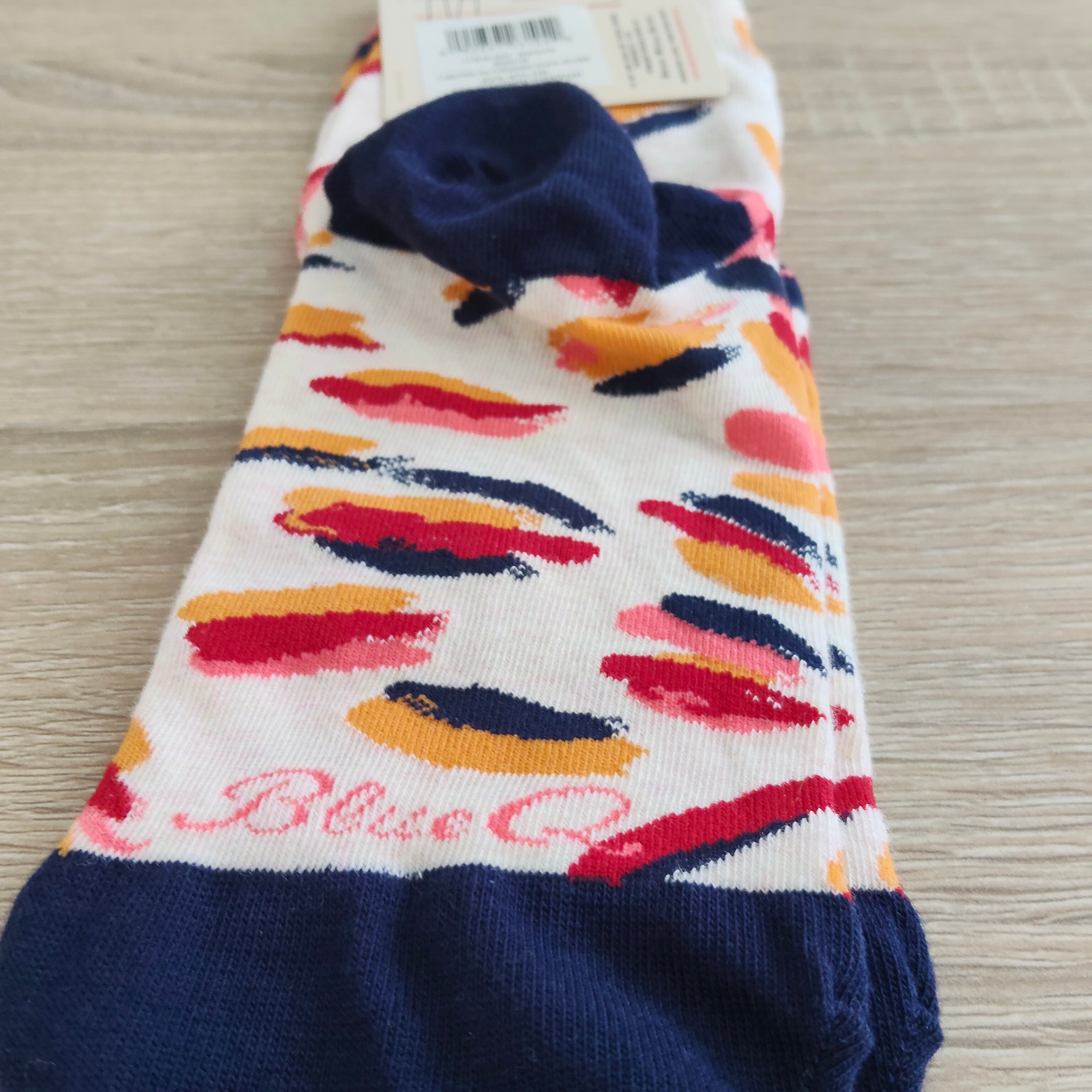 NEW BLUE Q socks size 5-10 Women 'I identify as a Badass'