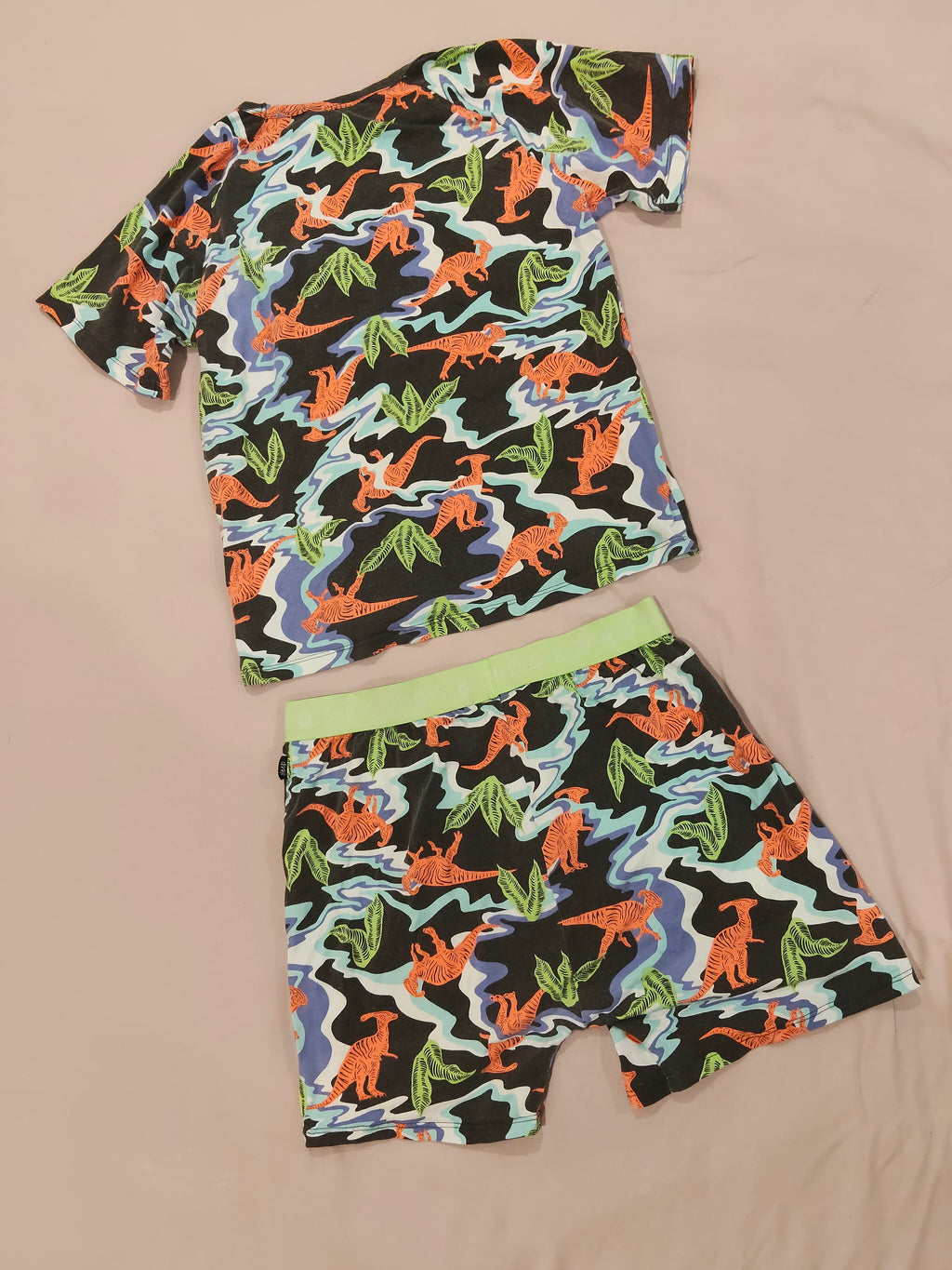 BONDS sleep set size 14 boys Dinosaur short sleeve