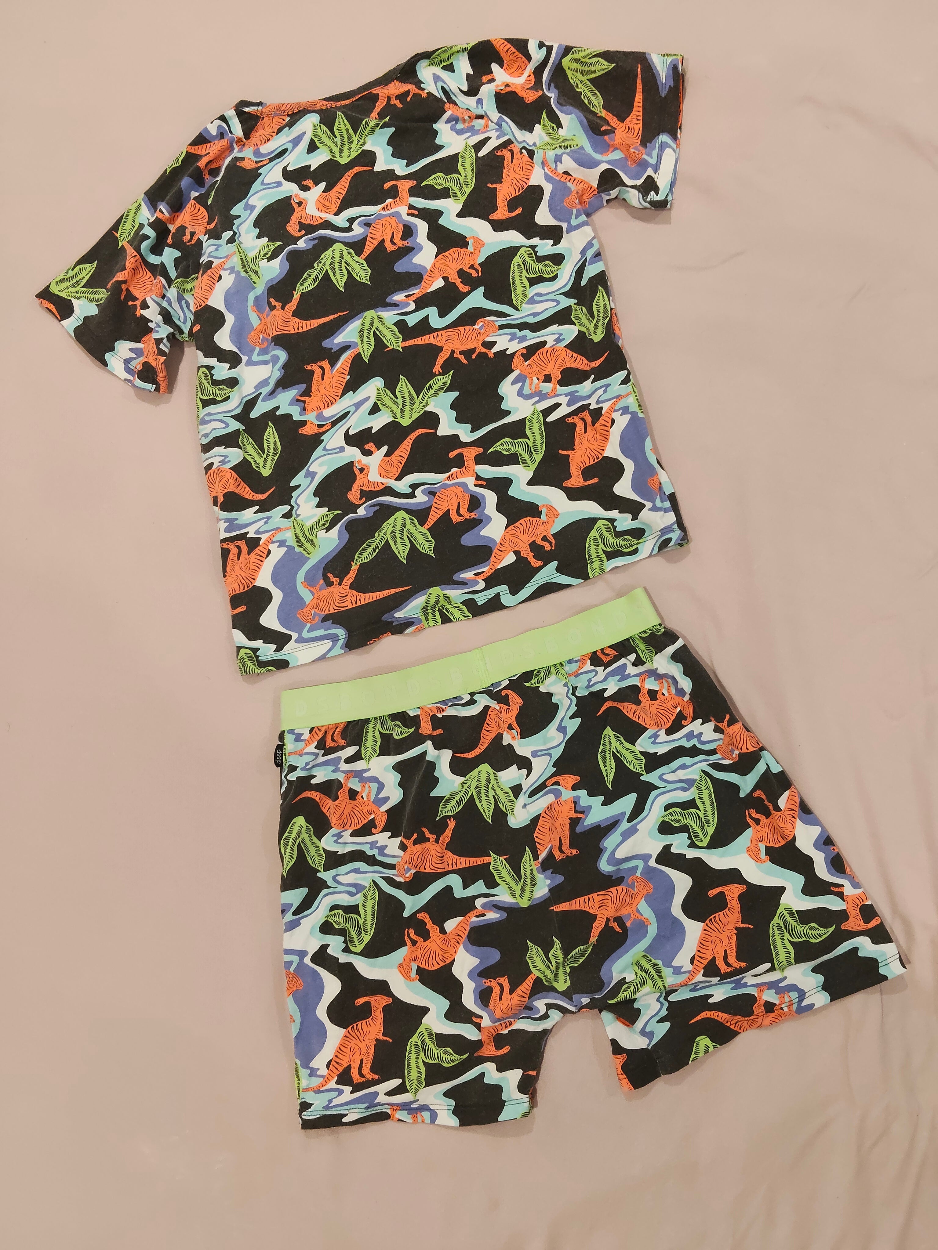 BONDS sleep set size 14 boys Dinosaur short sleeve