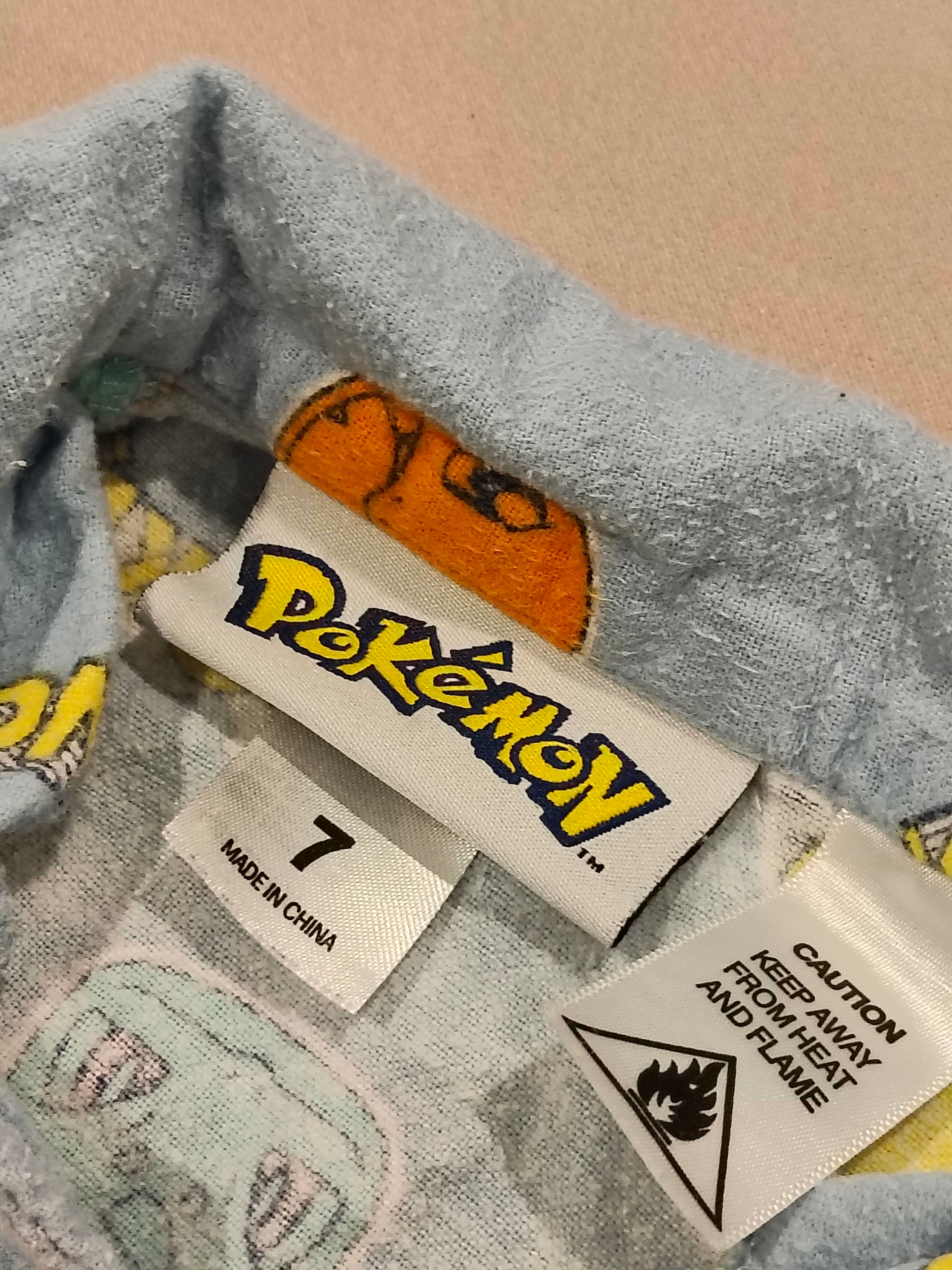 POKEMON pyjama set size 7 boys