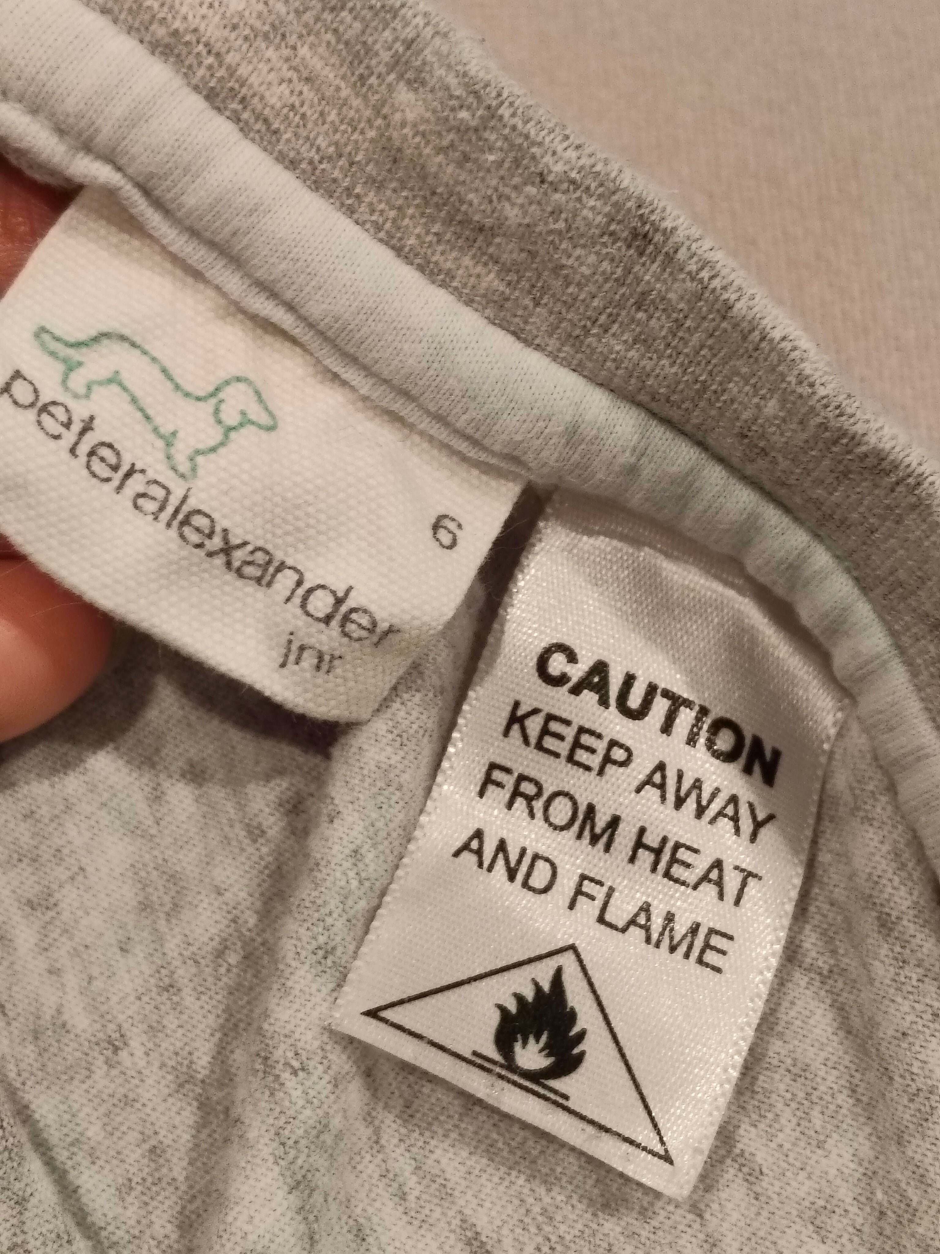 PETER ALEXANDER sleep set size 6 boys long sleeve